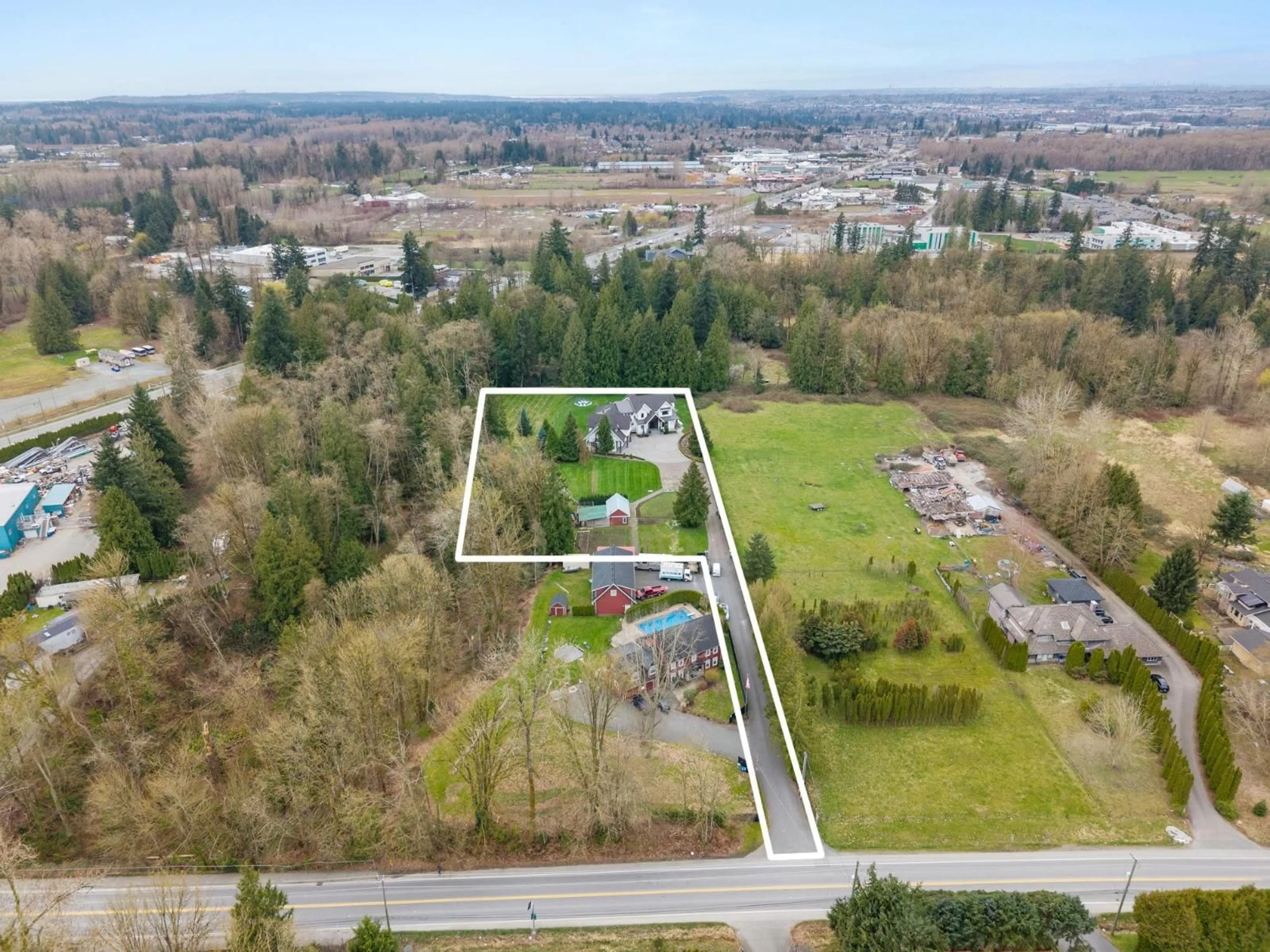 A pic from outside/outdoor area/front of a property/back of a property/a pic from drone, unknown for 2 - 4533 232 STREET, Langley British Columbia V2Z2S2