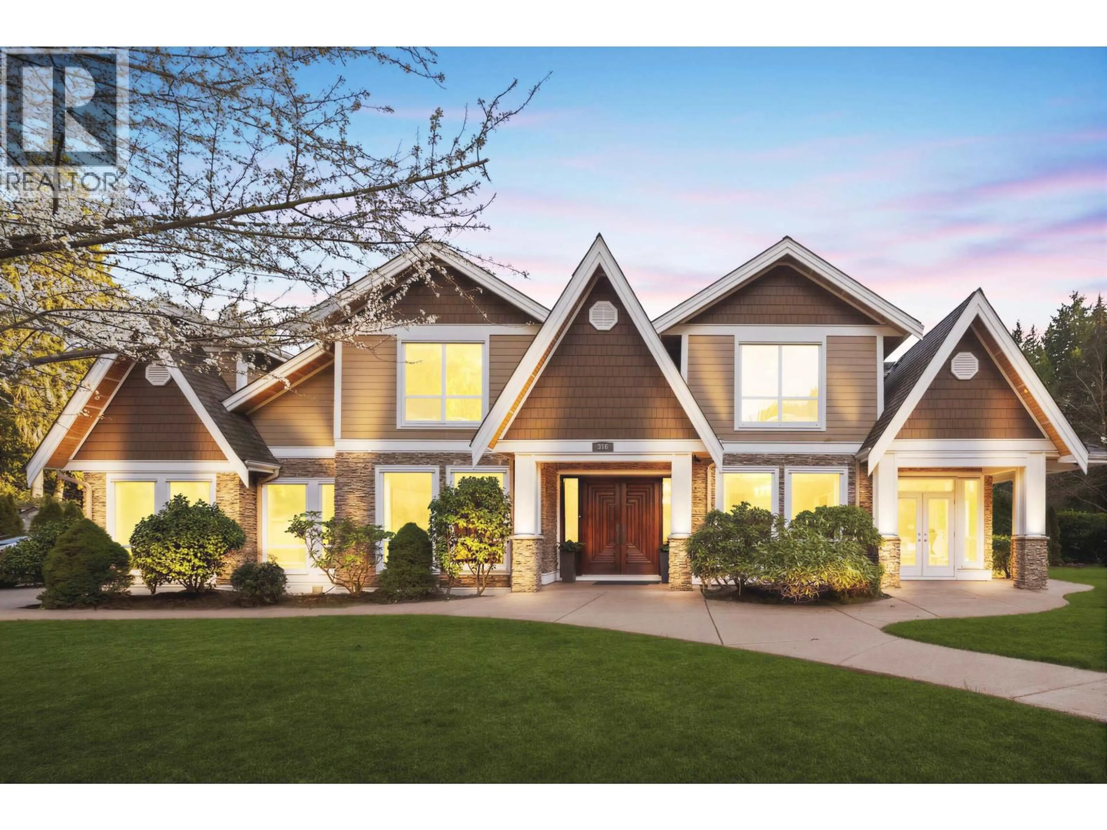 Home with brick exterior material, street for 316 MOYNE DRIVE, West Vancouver British Columbia V7S1J5