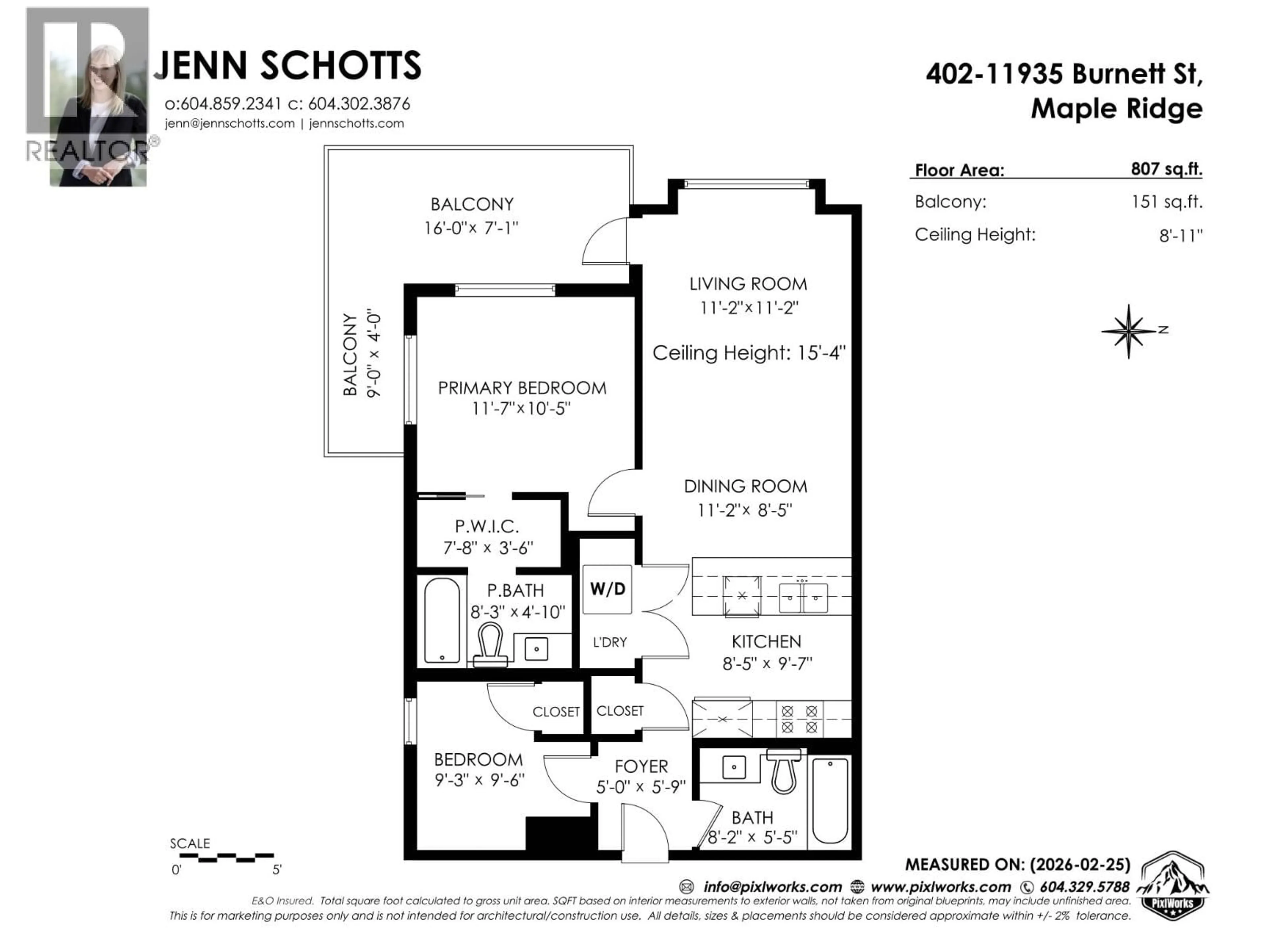 Floor plan for 402 - 11935 BURNETT STREET, Maple Ridge British Columbia V2X9A9