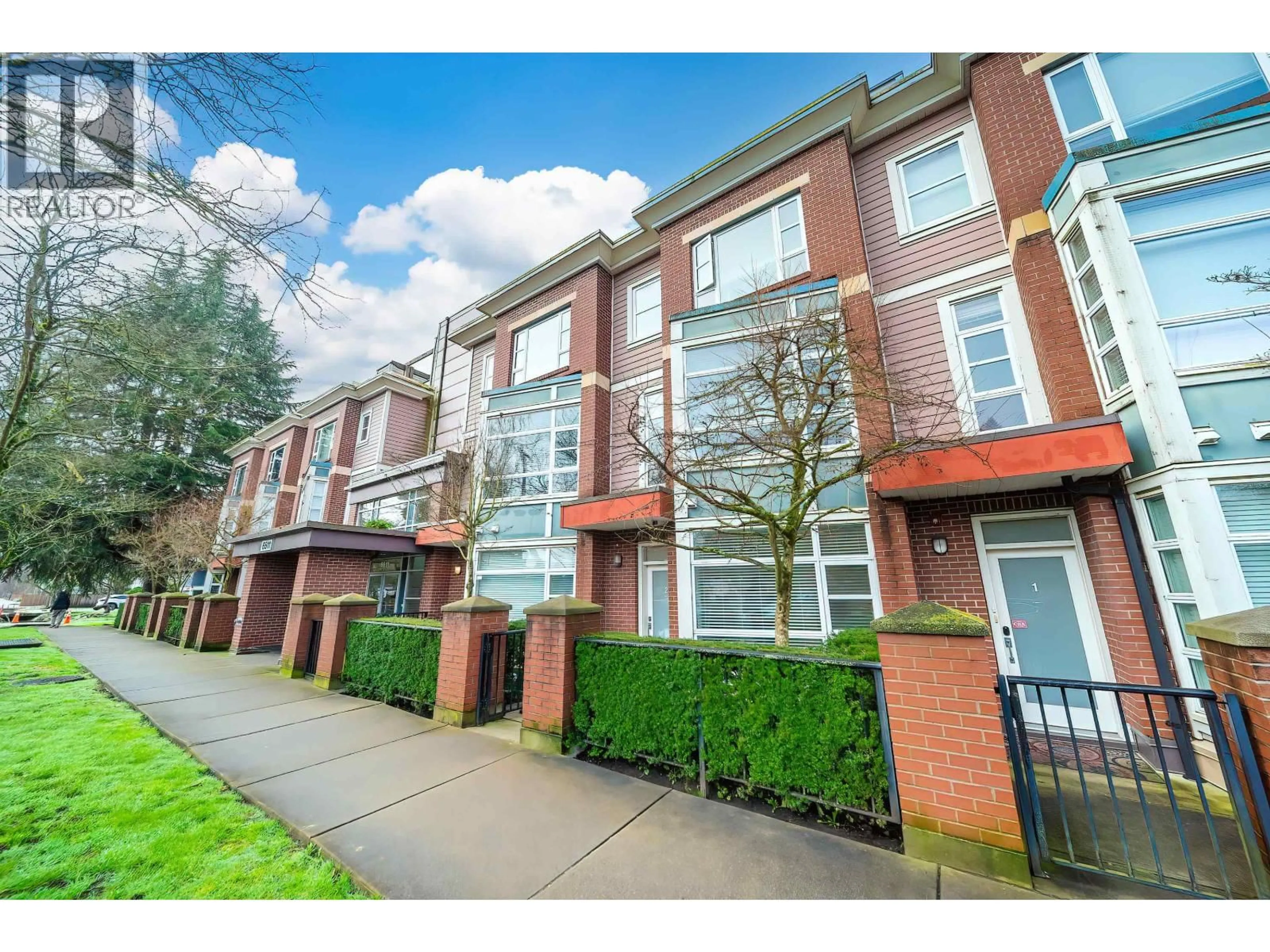 A pic from outside/outdoor area/front of a property/back of a property/a pic from drone, street for 2 - 6611 ECKERSLEY ROAD, Richmond British Columbia V6Y0B7