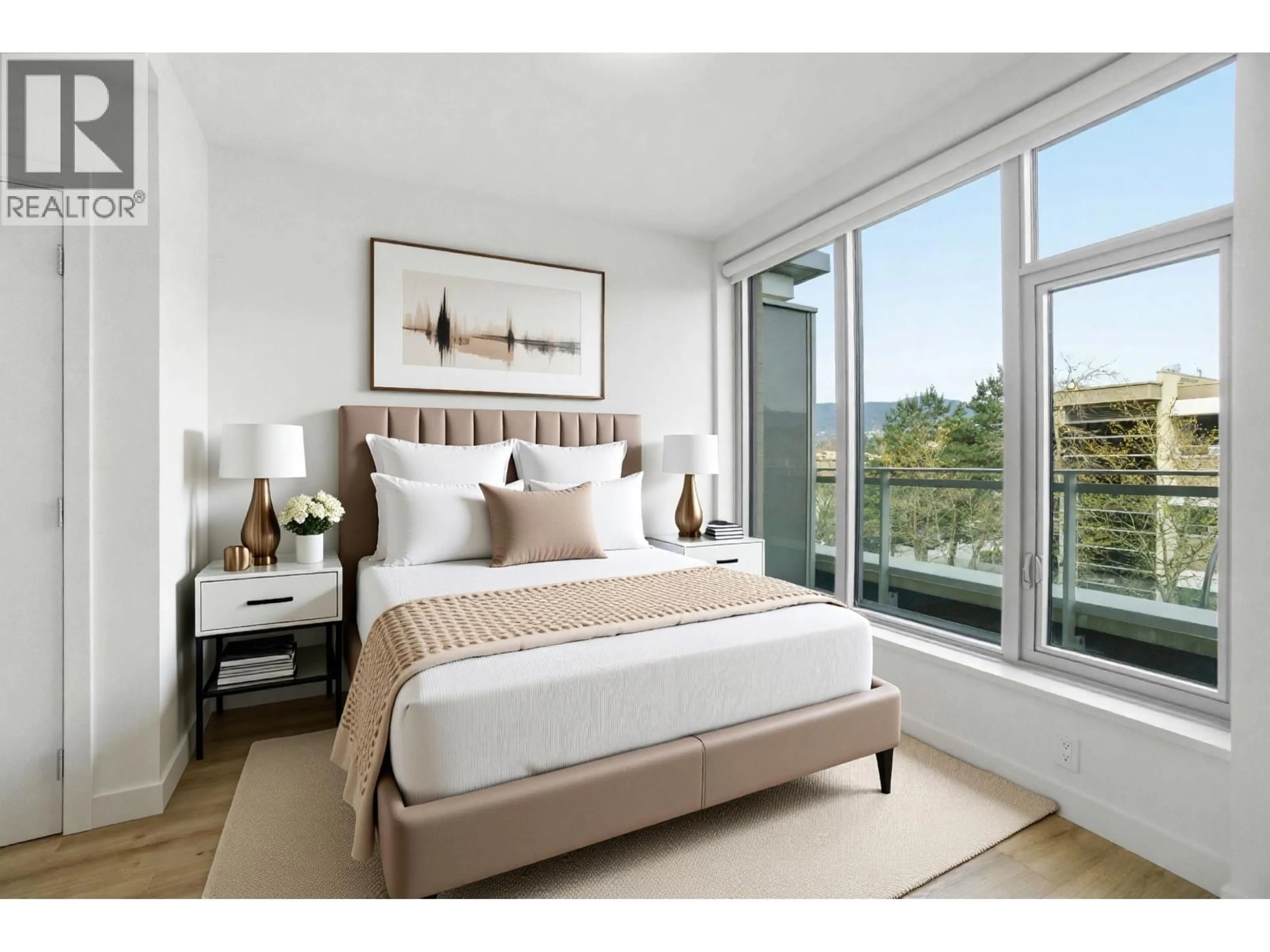 Bedroom with bed, unknown for 312 - 755 HARBOURSIDE DRIVE, North Vancouver British Columbia V7P0G1