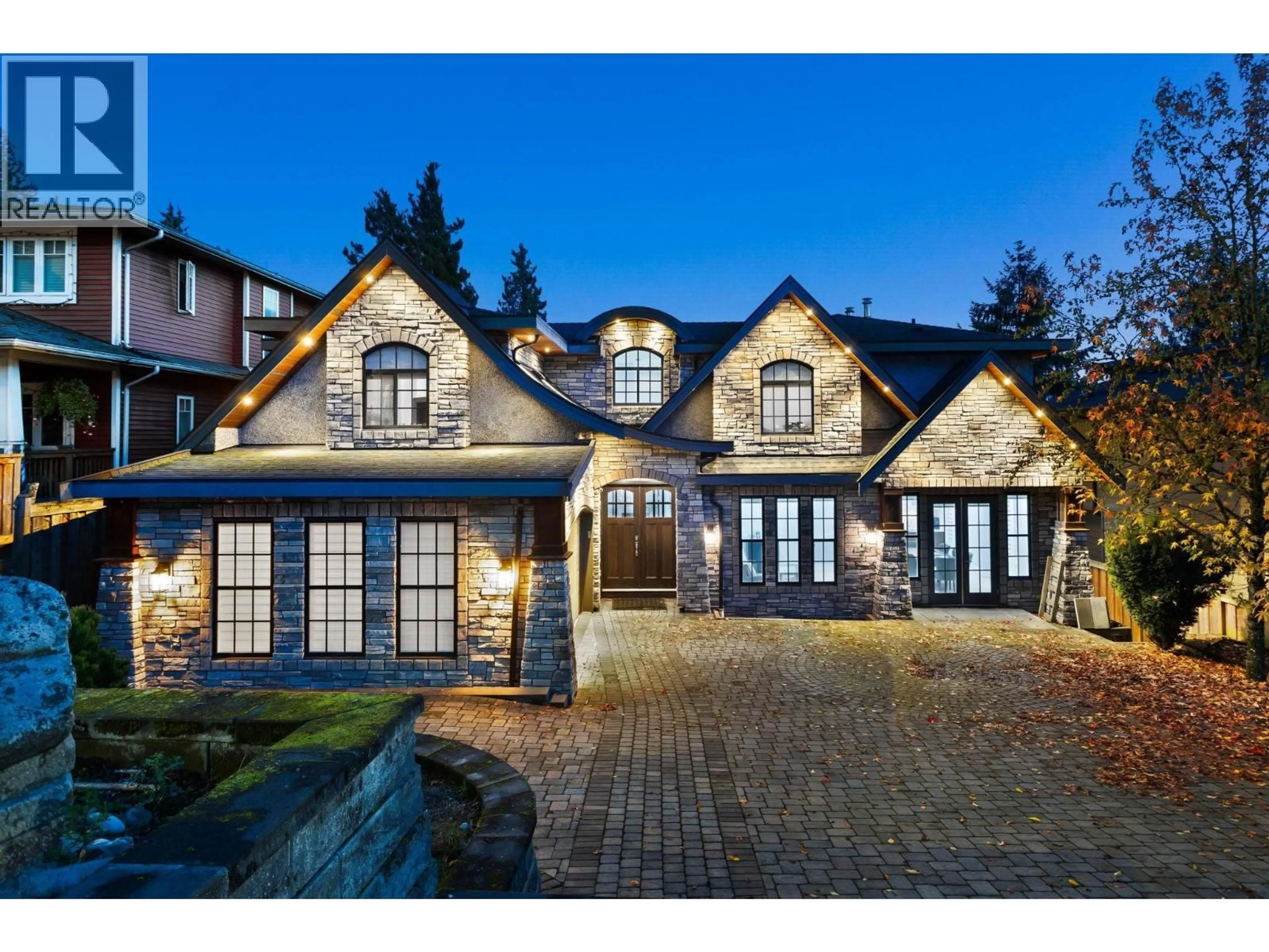 Home with brick exterior material, street for 8656 GILLEY AVENUE, Burnaby British Columbia V5J4Y5