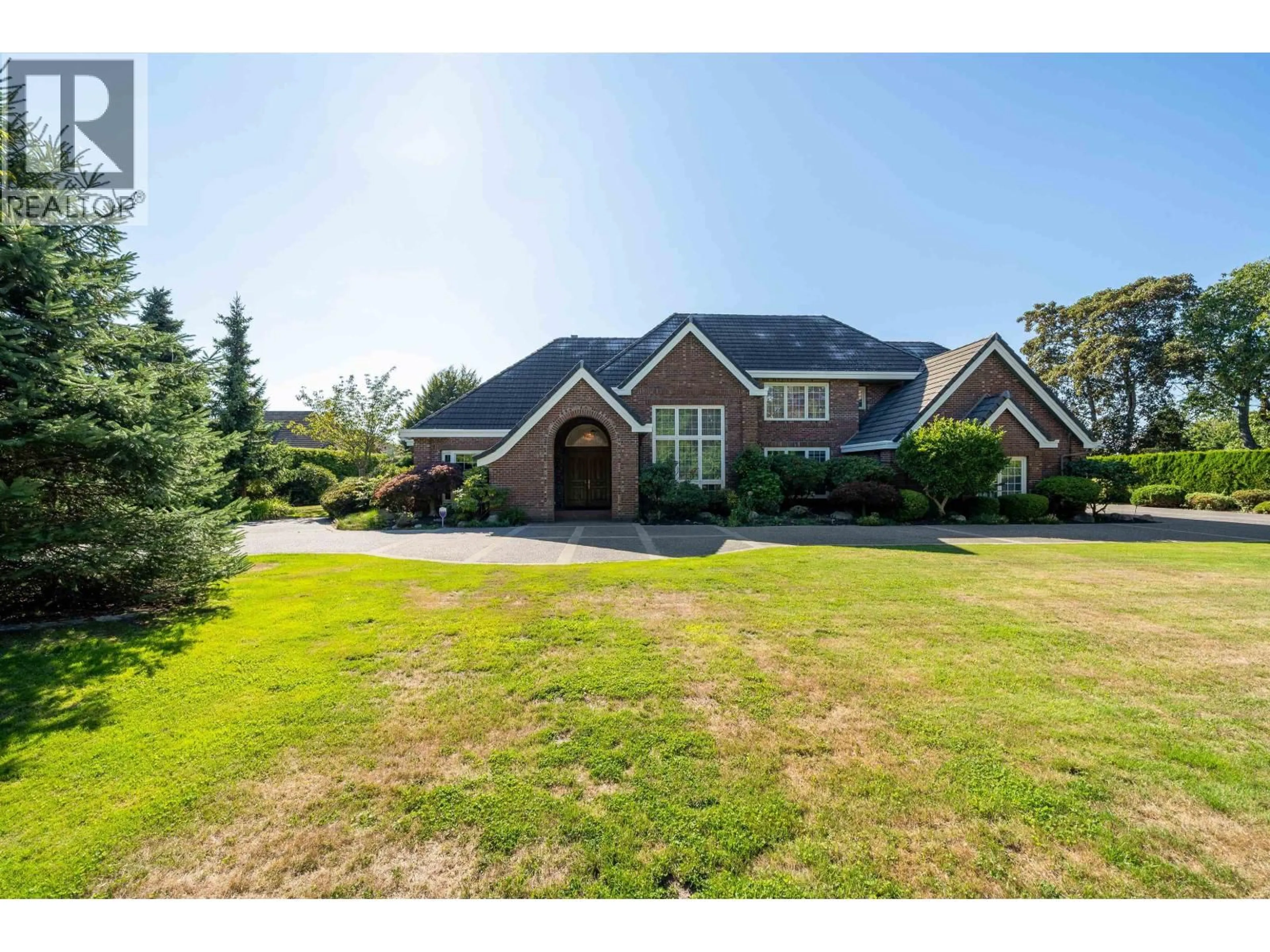 A pic from outside/outdoor area/front of a property/back of a property/a pic from drone, mountain view for 12351 GILBERT ROAD, Richmond British Columbia V7E2H7