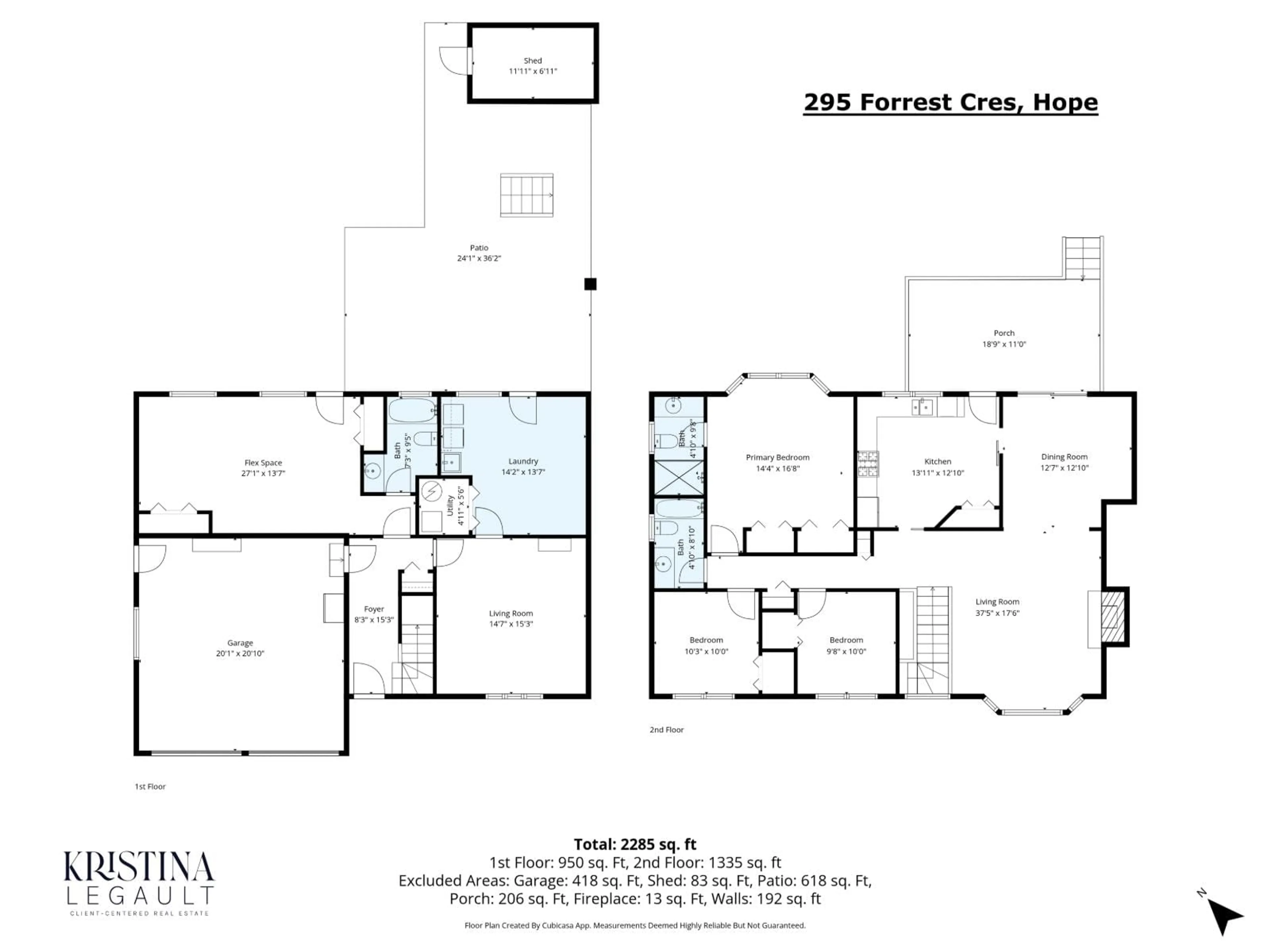 Floor plan for 295 FORREST CRESCENT, Hope British Columbia V0X1L4