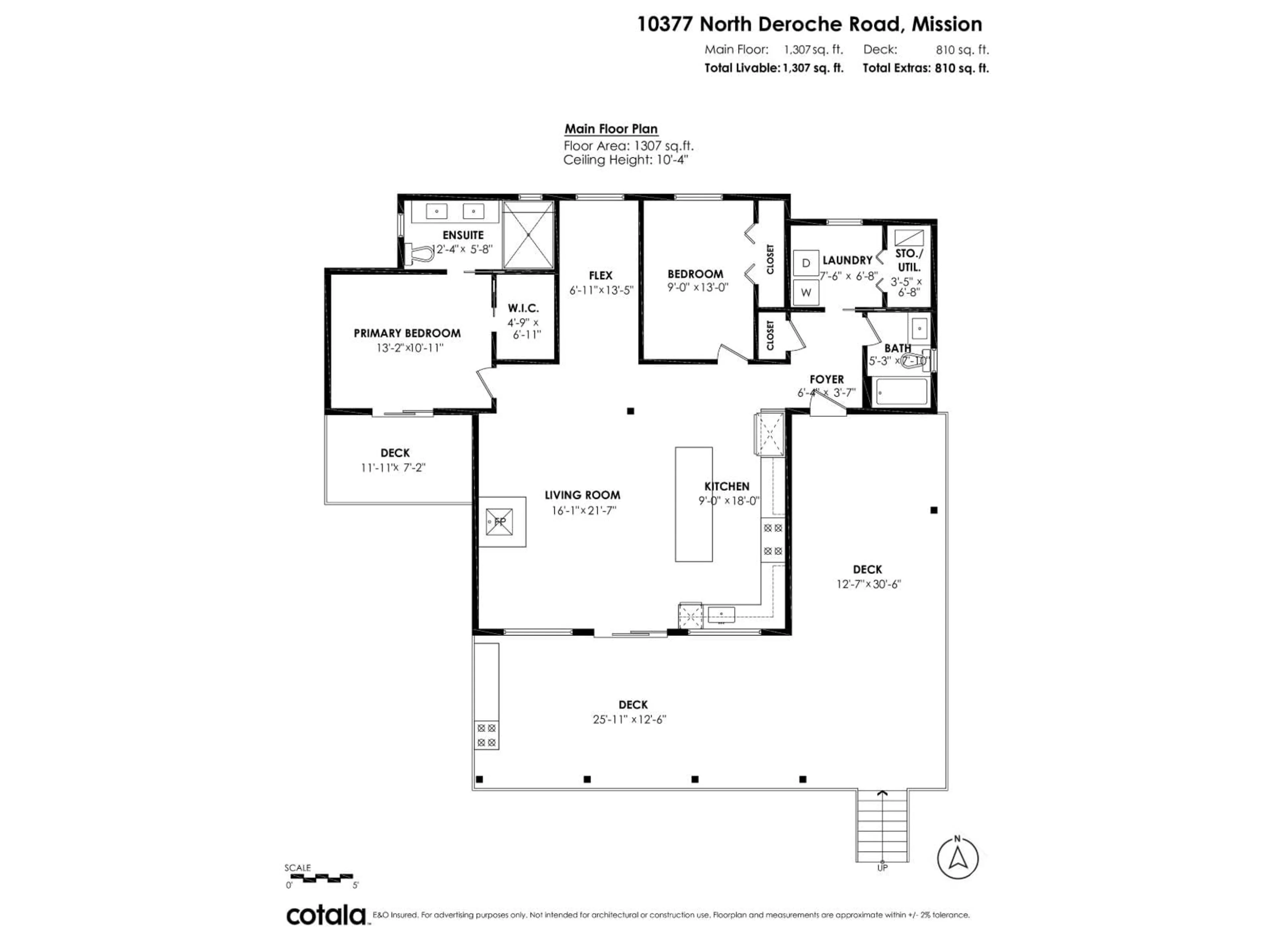 Floor plan for 10377 NORTH DEROCHE ROAD, Mission British Columbia V0M1G0