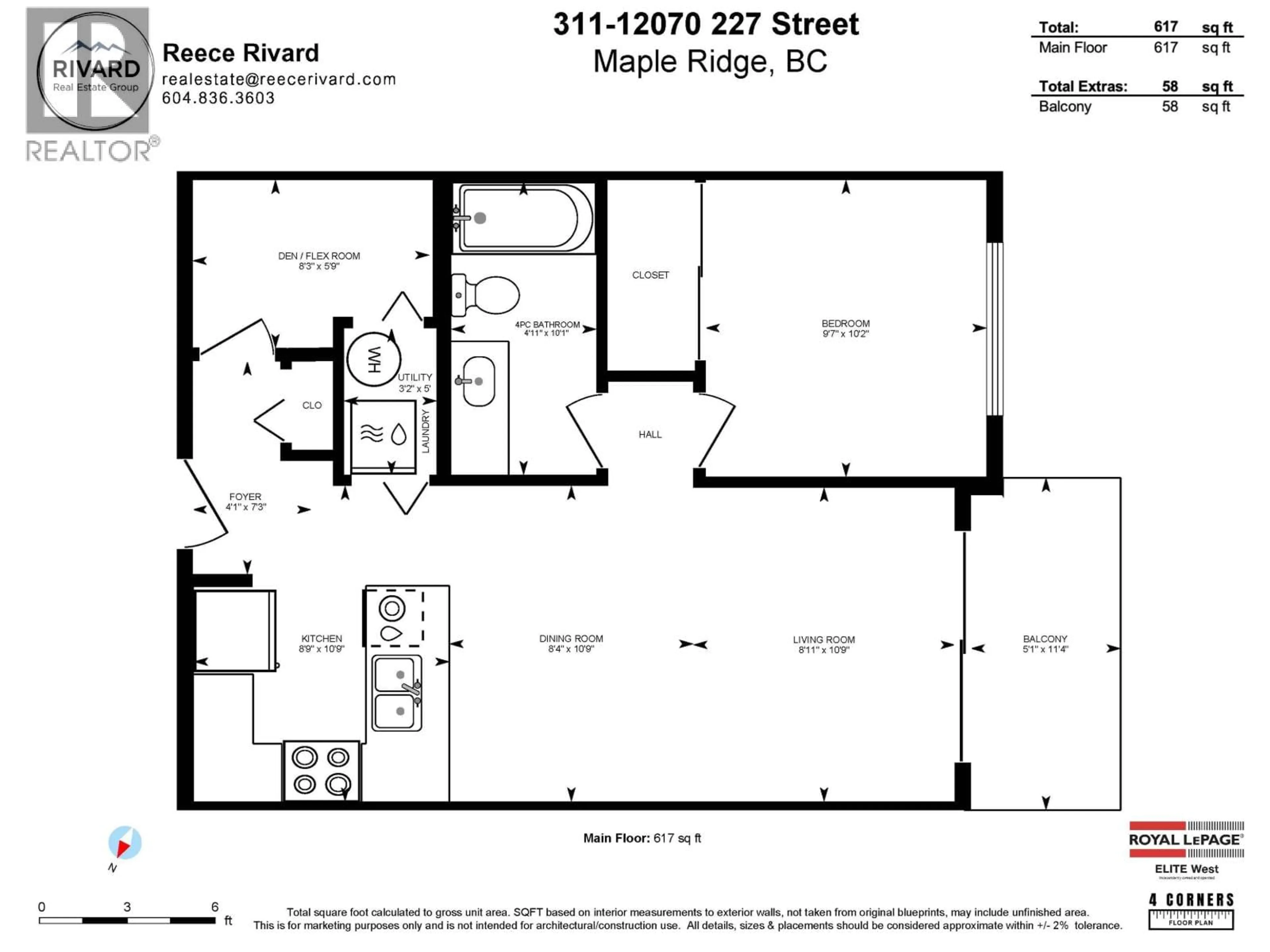 Floor plan for 311 - 12070 227 STREET, Maple Ridge British Columbia V2X9H2
