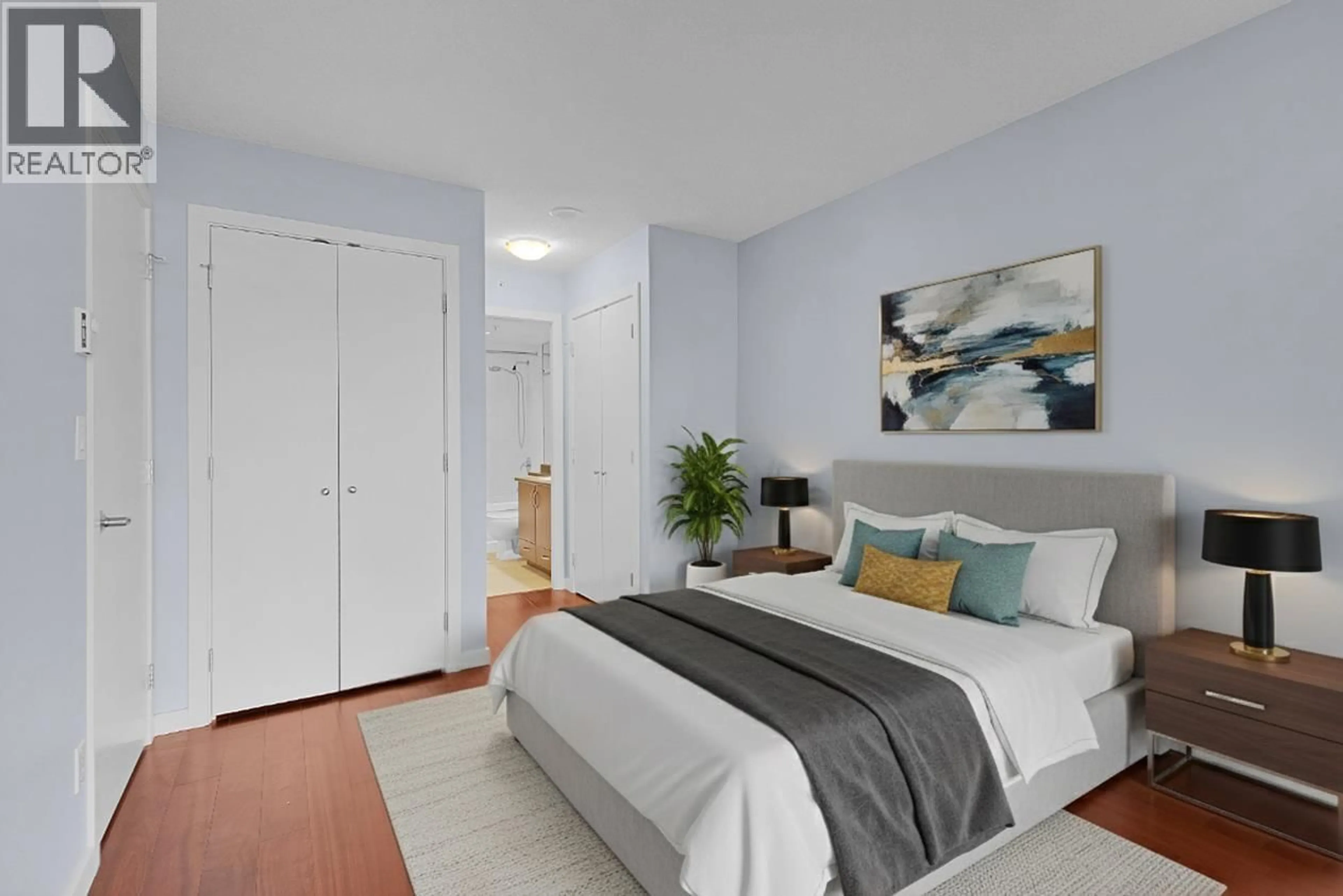 Bedroom with bed, unknown for 1108 - 7108 COLLIER STREET, Burnaby British Columbia V5E0A1