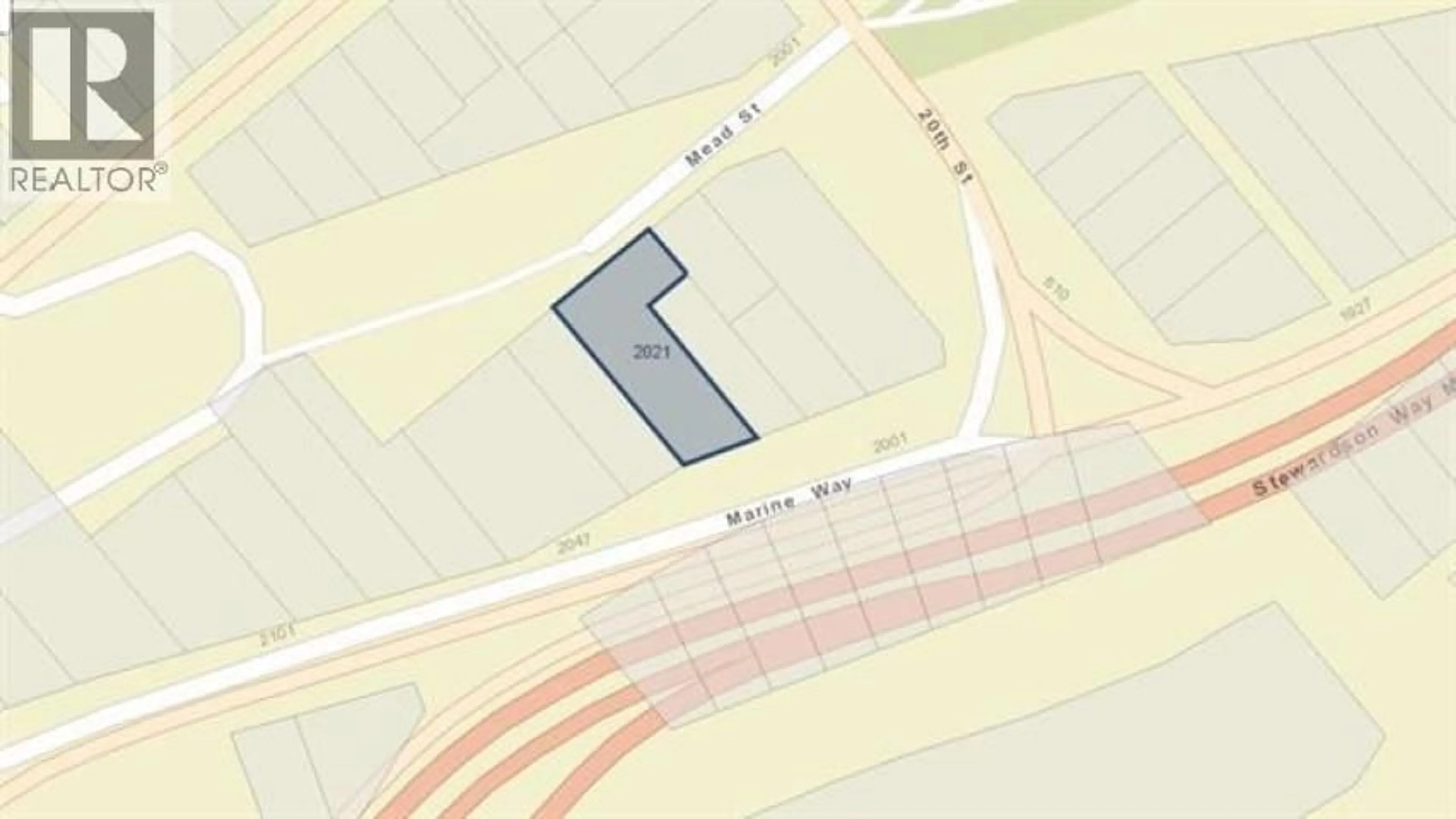 Picture of a map for 2021 MARINE WAY, New Westminster British Columbia V3M2H2