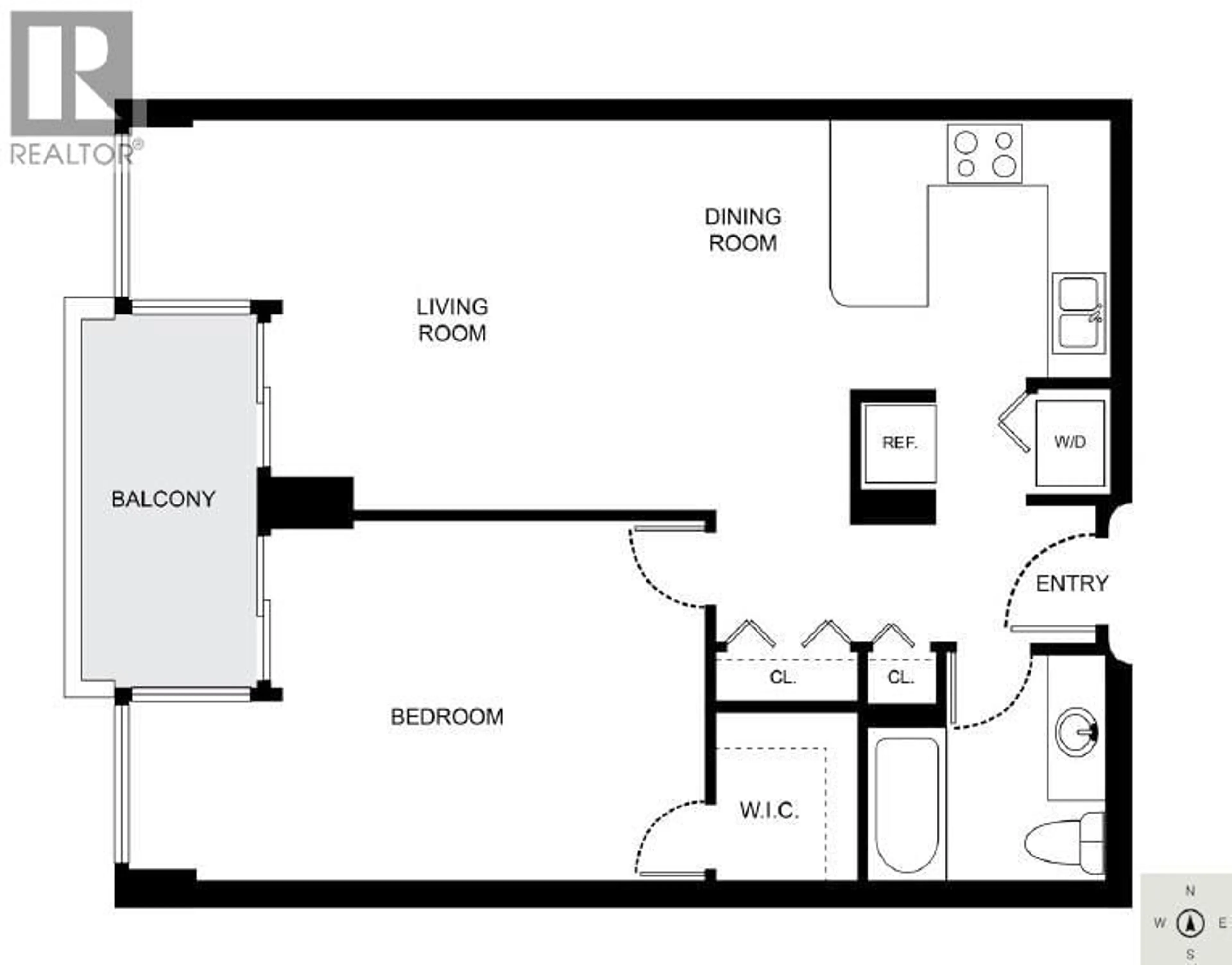 Floor plan for 1205 - 3970 CARRIGAN COURT, Burnaby British Columbia V3N4S5