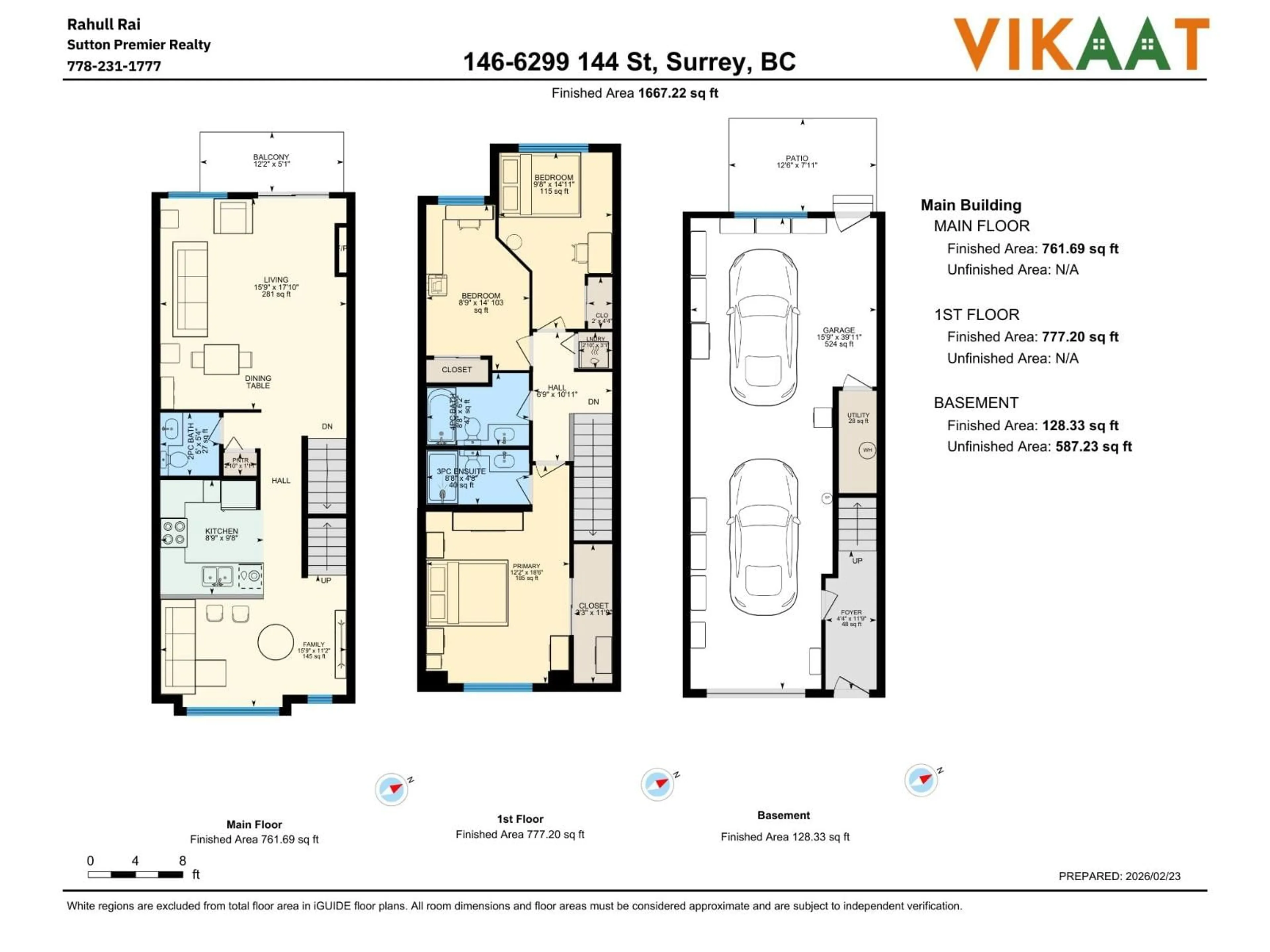 Floor plan for 146 - 6299 144 STREET, Surrey British Columbia V3X1A2
