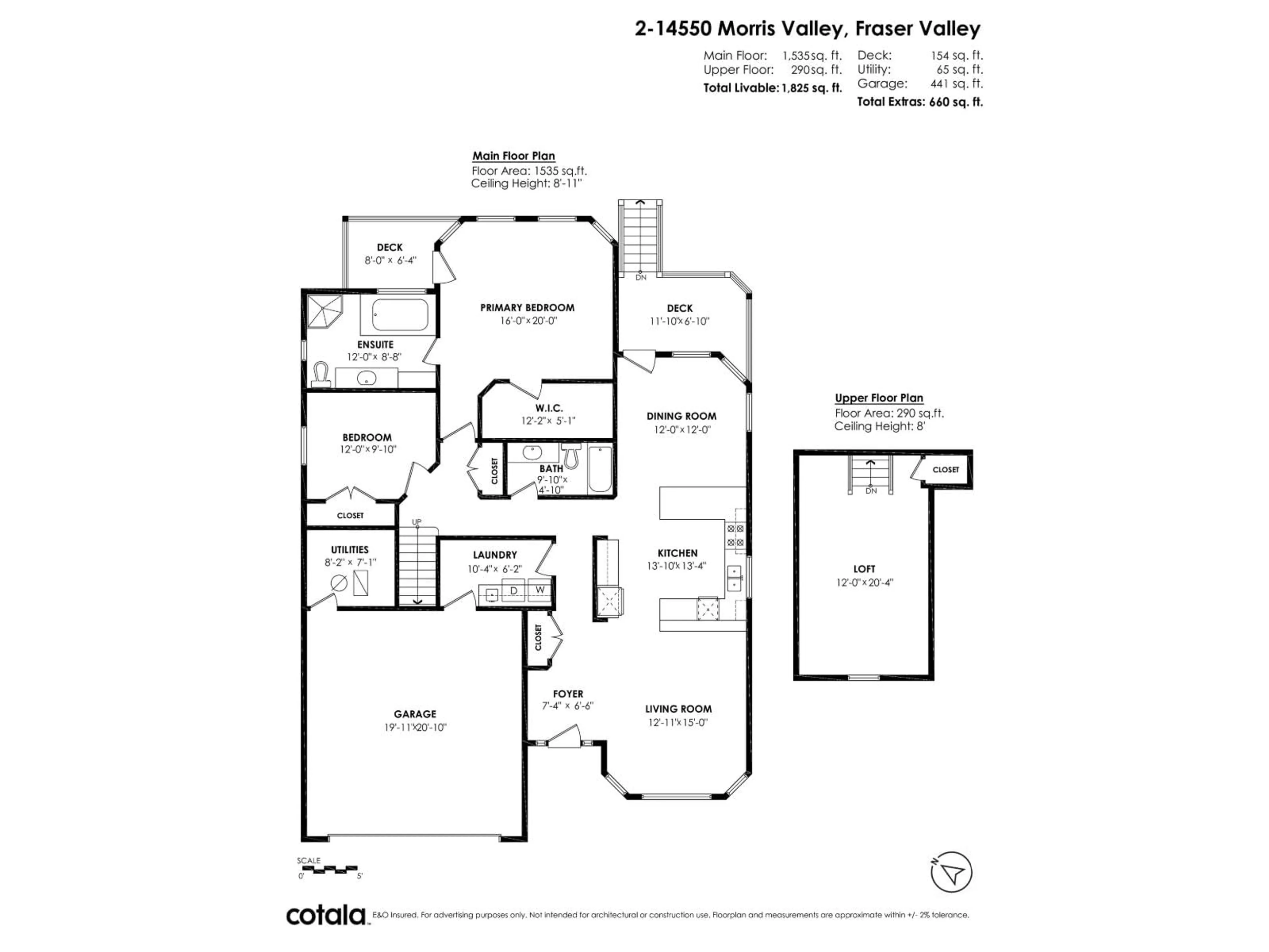 Floor plan for 2 - 14550 MORRIS VALLEY ROAD, Mission British Columbia V0M1A1