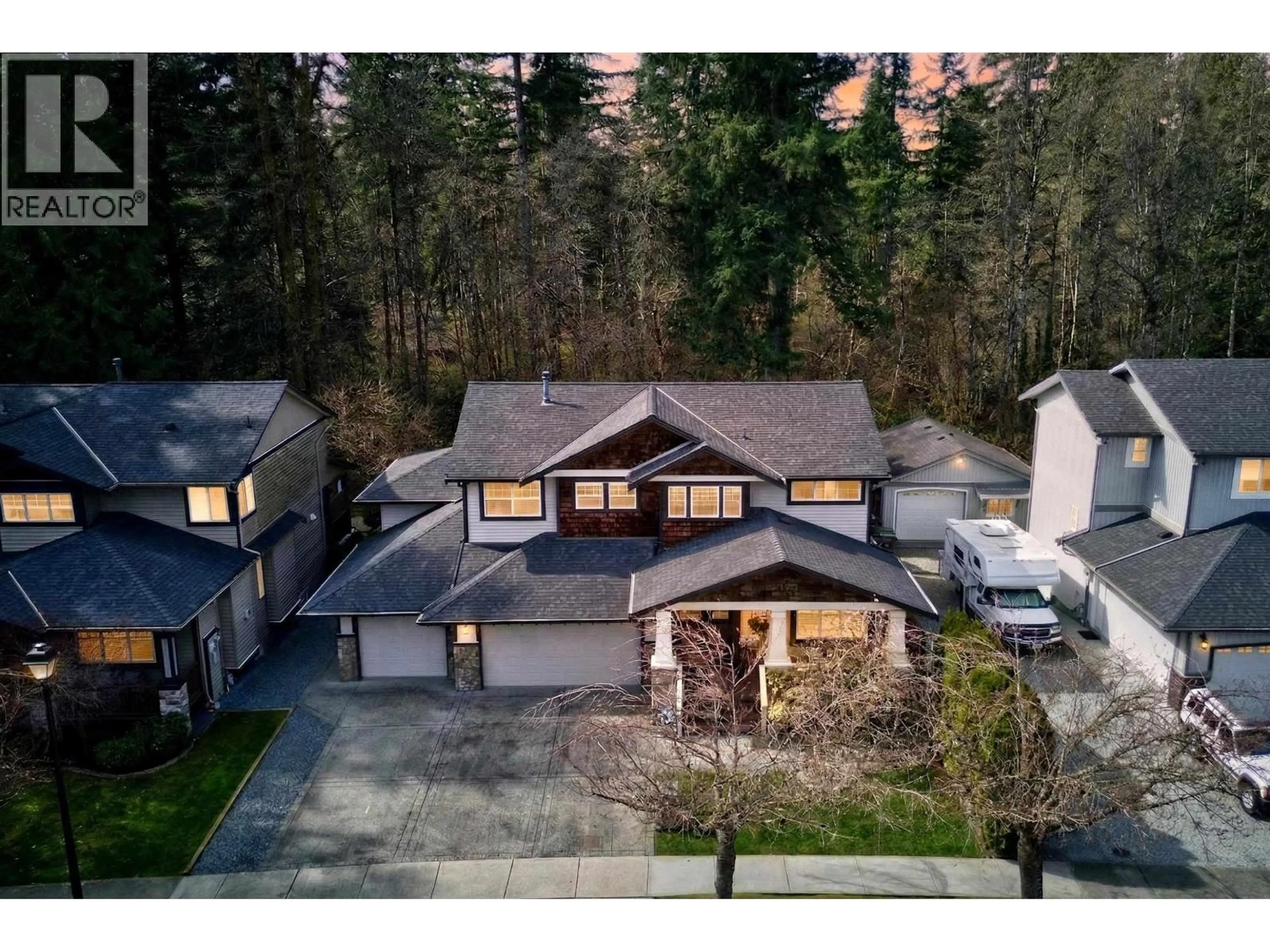 A pic from outside/outdoor area/front of a property/back of a property/a pic from drone, street for 13295 233 STREET, Maple Ridge British Columbia V4R2W6
