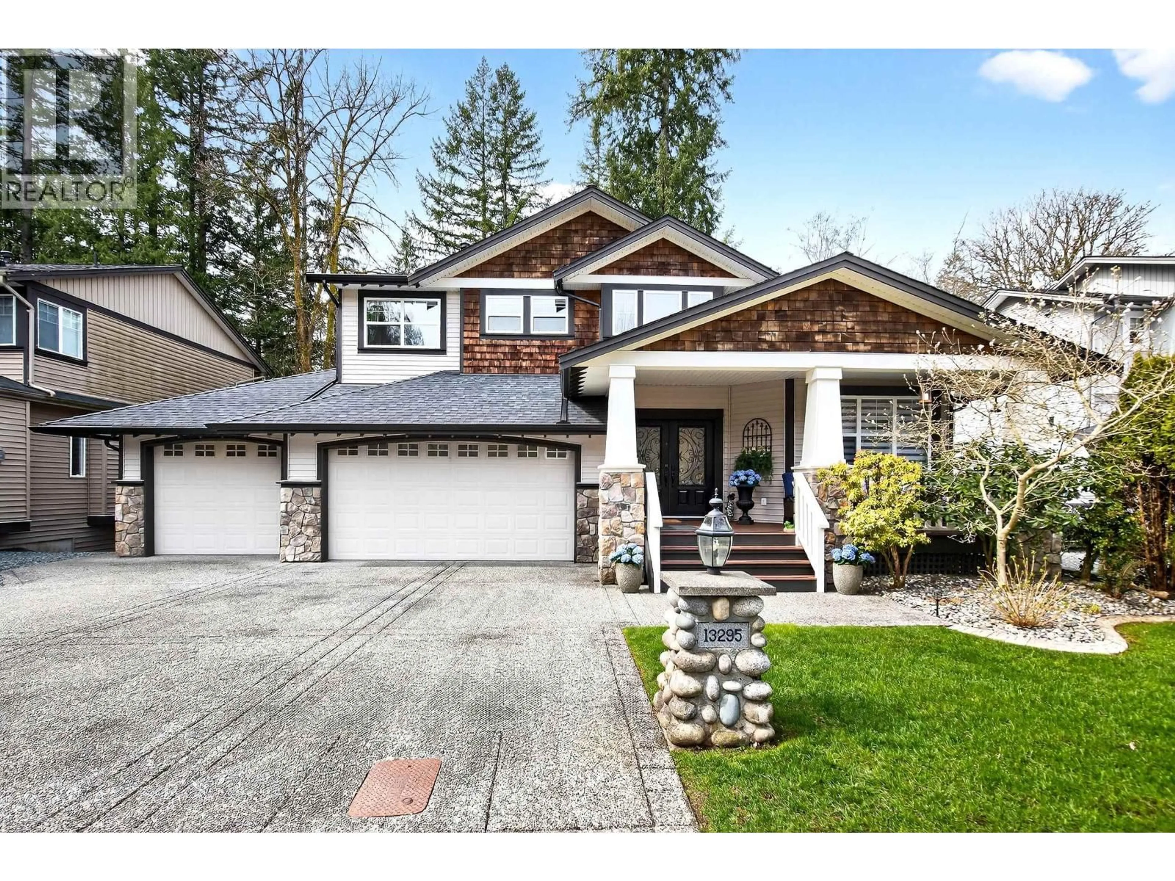 Home with vinyl exterior material, street for 13295 233 STREET, Maple Ridge British Columbia V4R2W6
