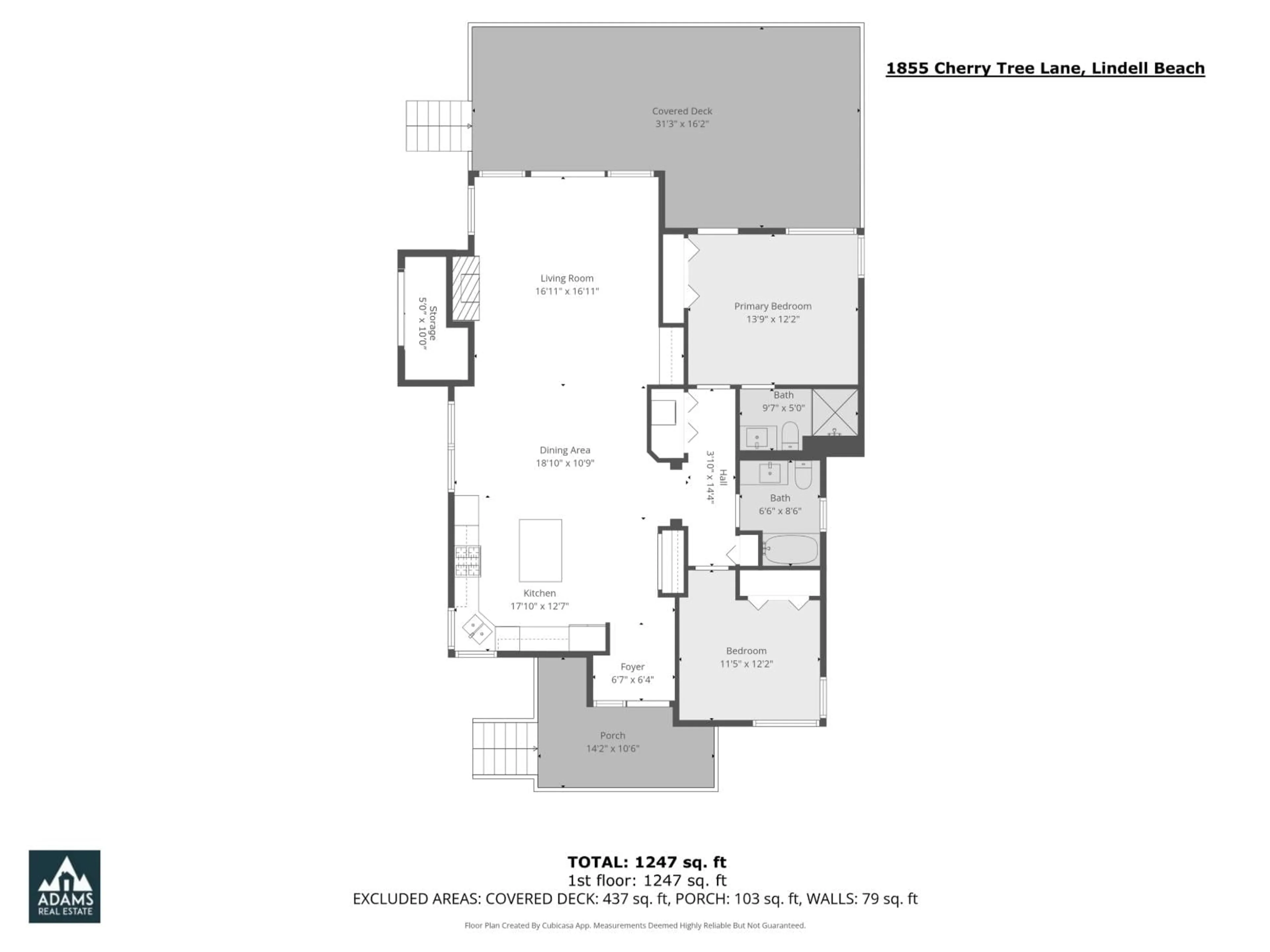 Floor plan for 1855 CHERRY TREE LANE, Lindell Beach British Columbia V2R0E1