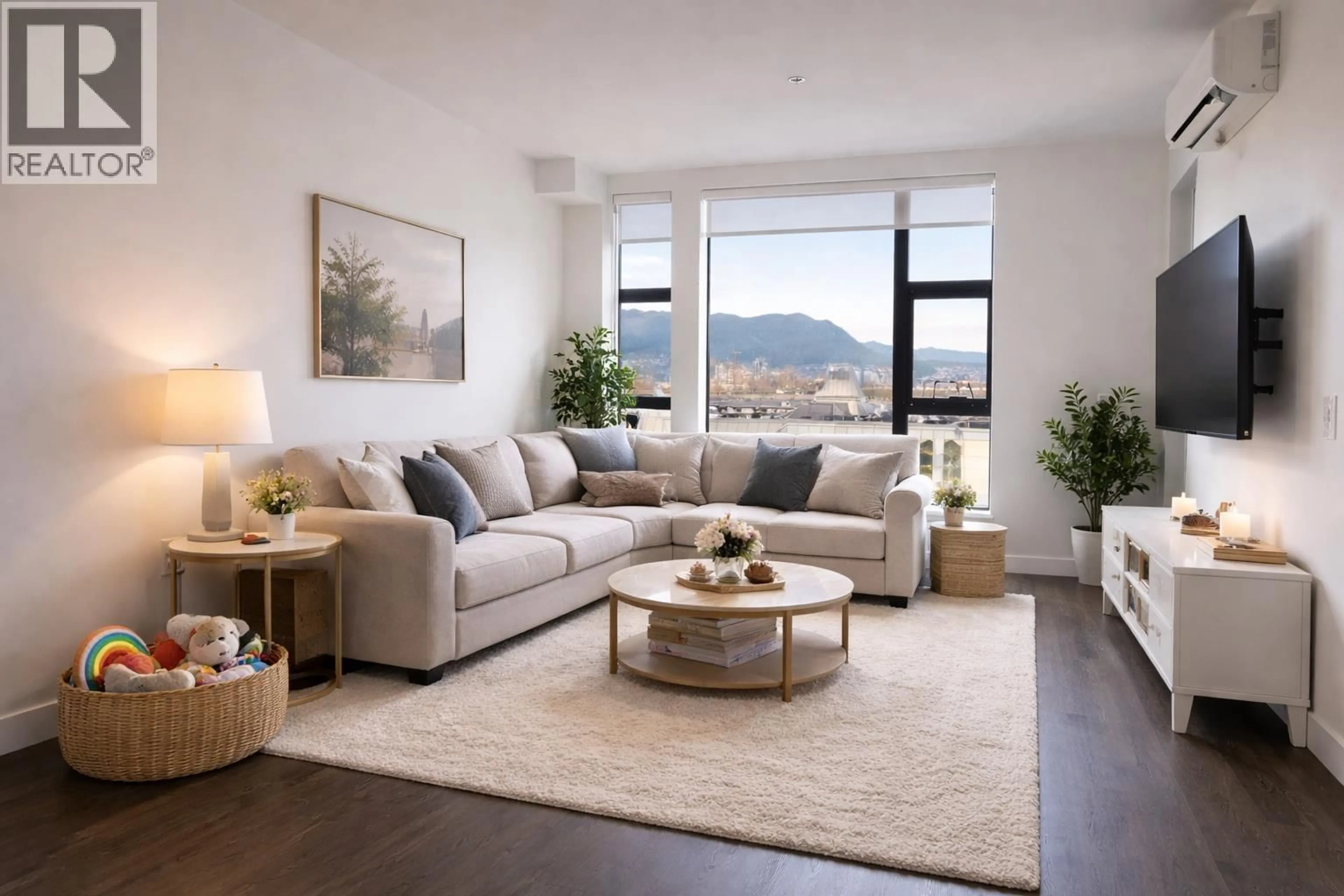 Living room with furniture, unknown for 501 - 2446 SHAUGHNESSY STREET, Port Coquitlam British Columbia V3C3E5