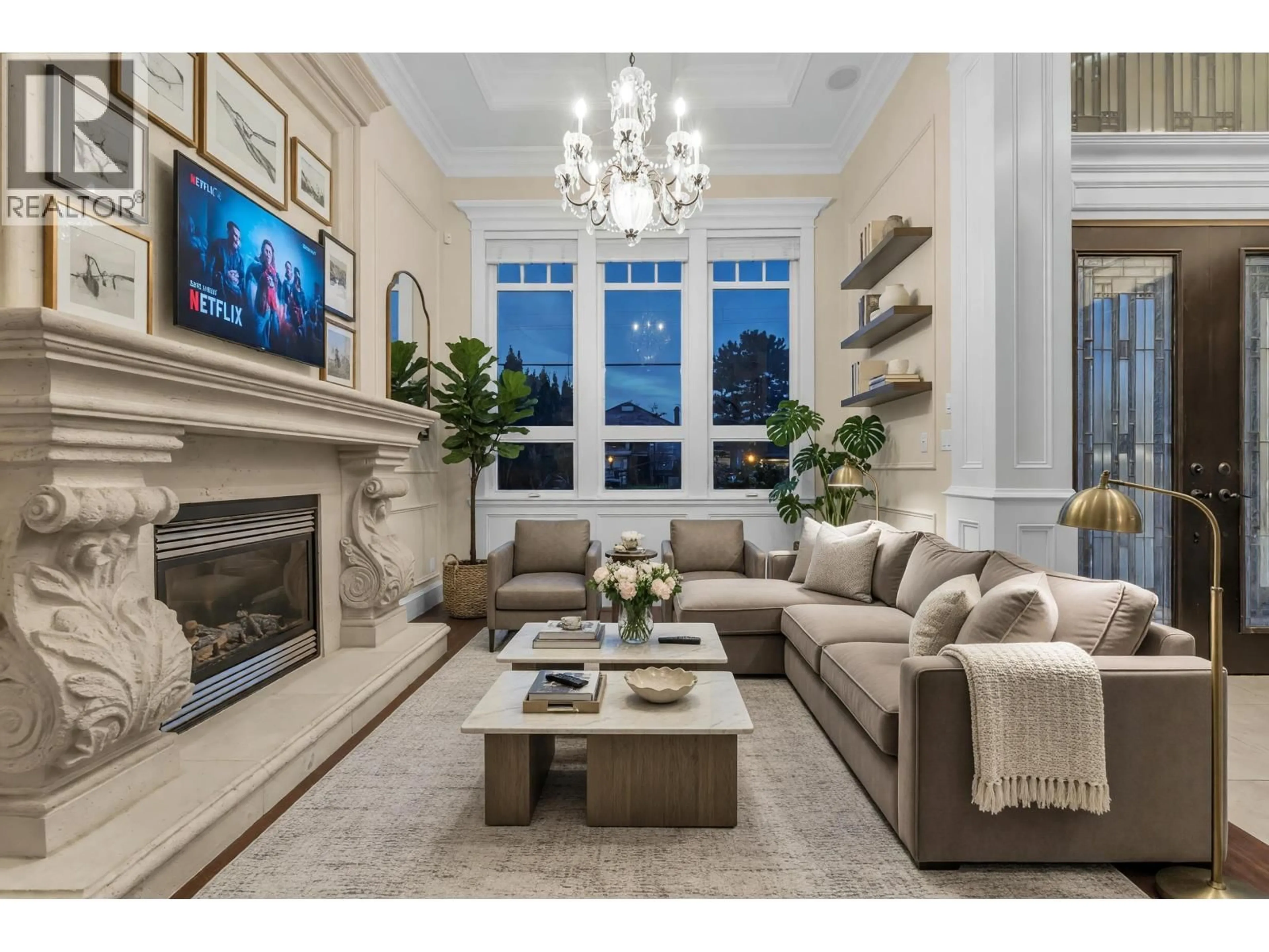 Living room with furniture, unknown for 6100 MAPLE ROAD, Richmond British Columbia V7E1G5