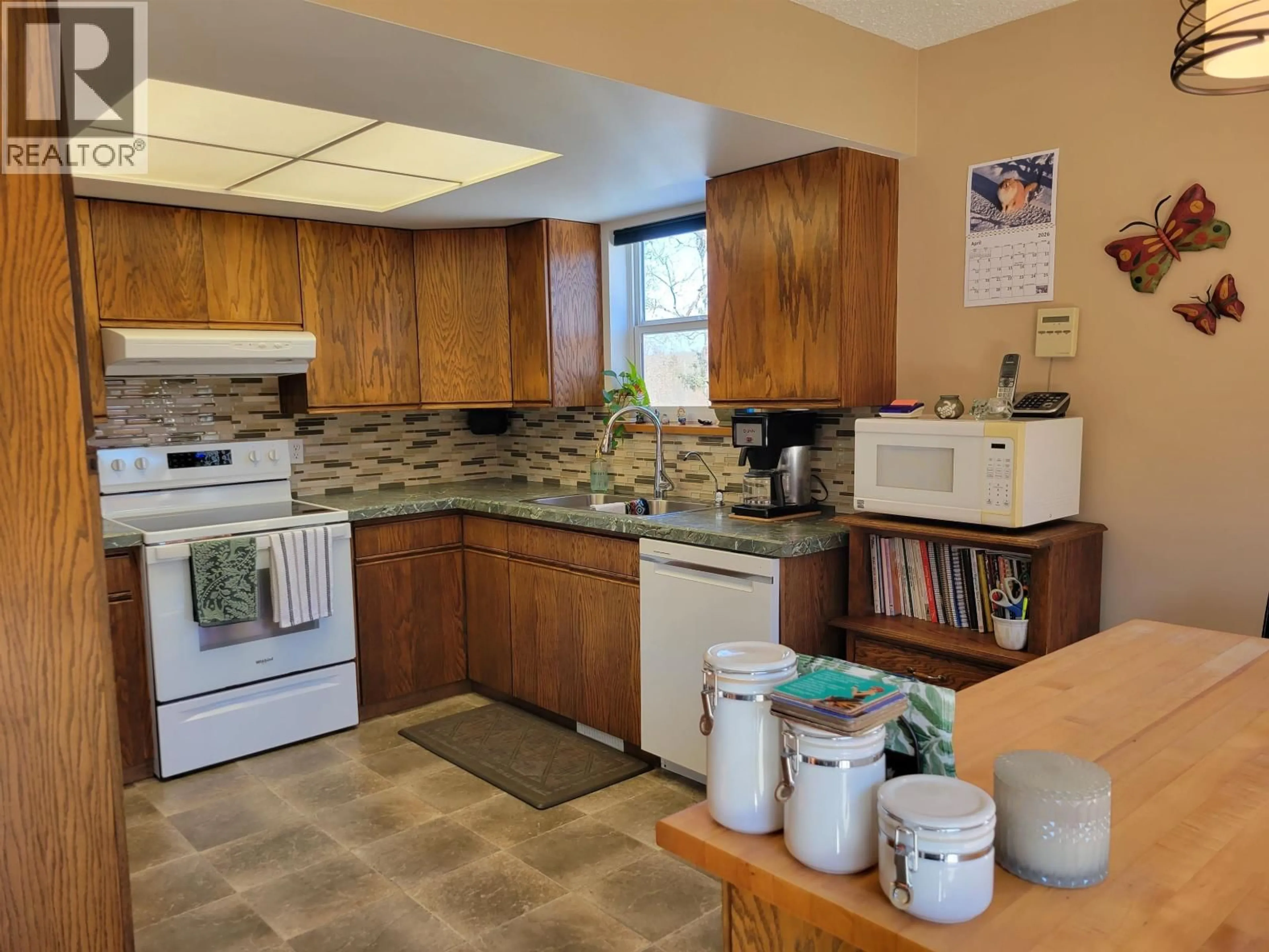 Standard kitchen, ceramic/tile floor for 2480 SILVERSMITH AVENUE, Vanderhoof British Columbia V0J3A0