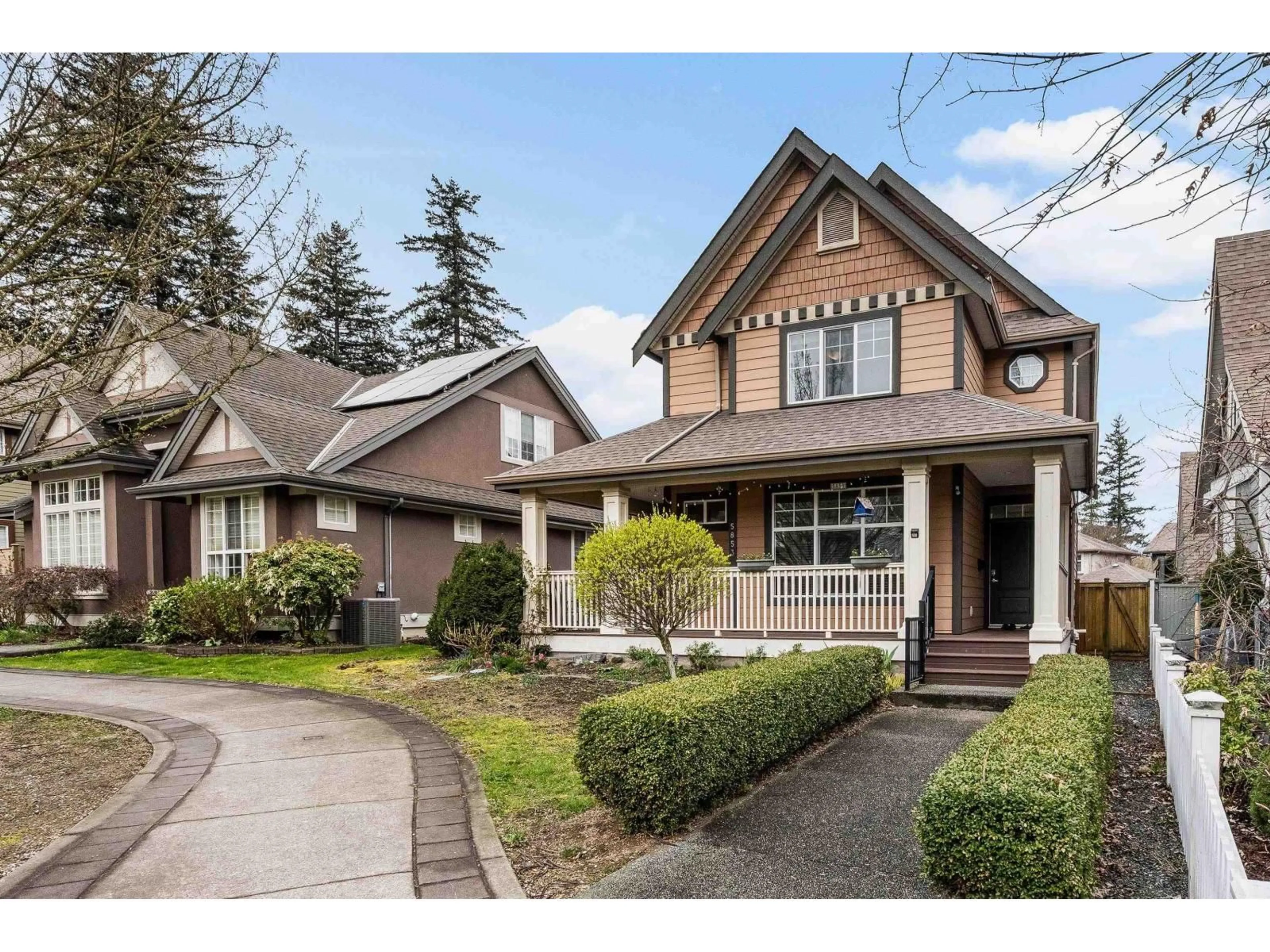 Home with brick exterior material, street for 5853 GARRISON BOULEVARD, Chilliwack British Columbia V2R5X9