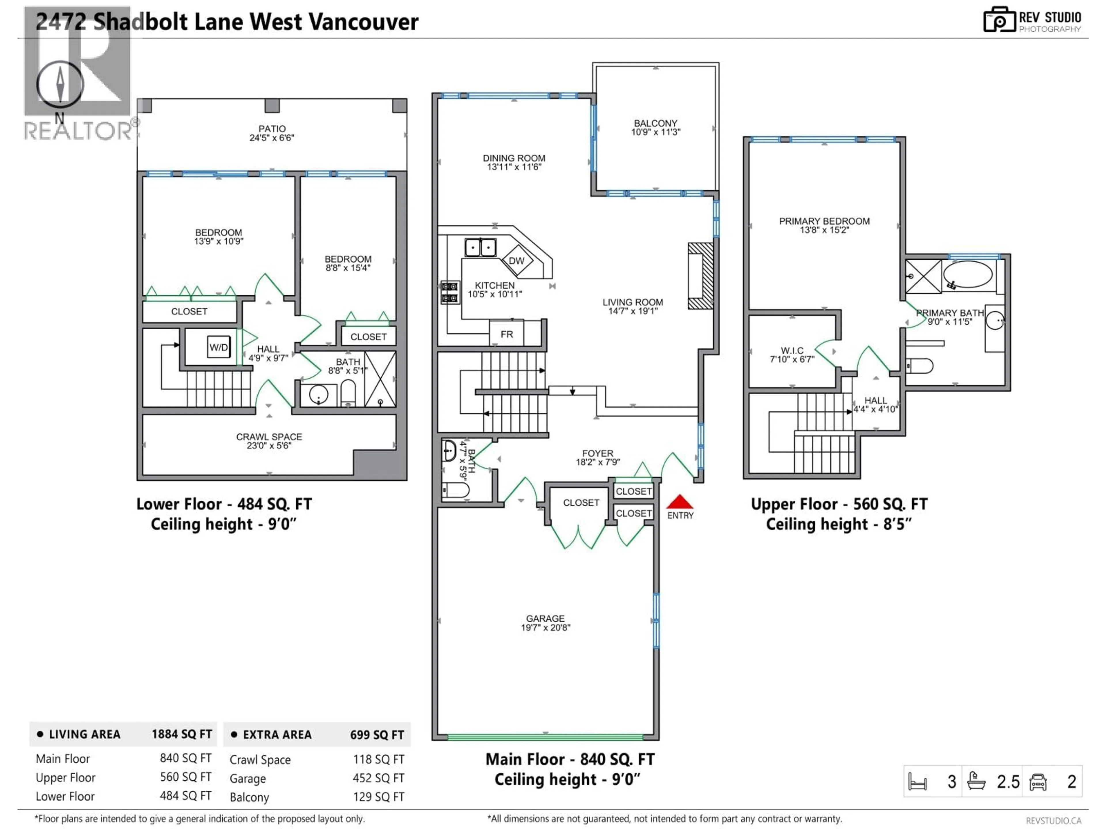 Floor plan for 2472 SHADBOLT LANE, West Vancouver British Columbia V7S3J1