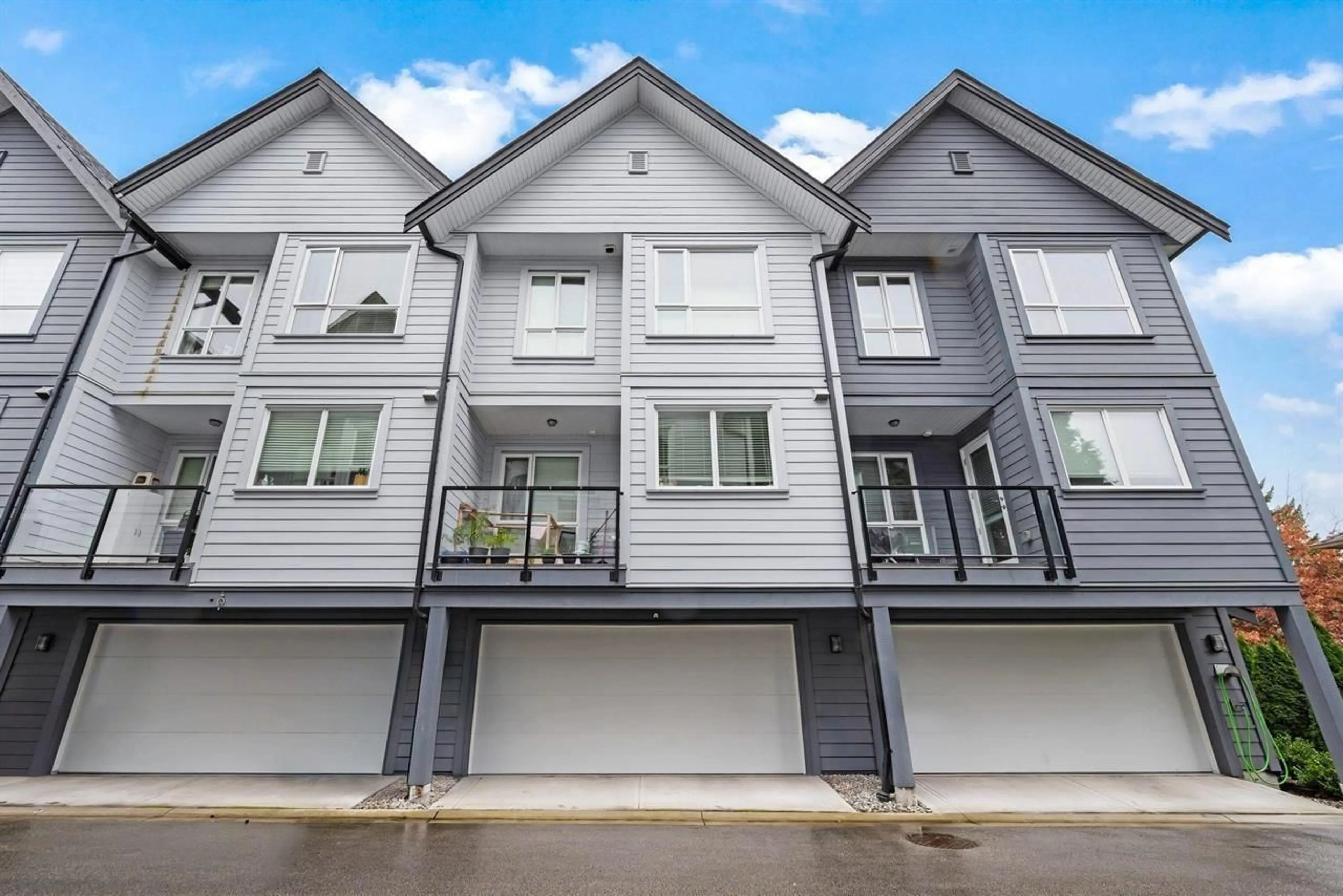 Home with vinyl exterior material, street for 2 - 12088 76 AVENUE, Surrey British Columbia V3W5Z2