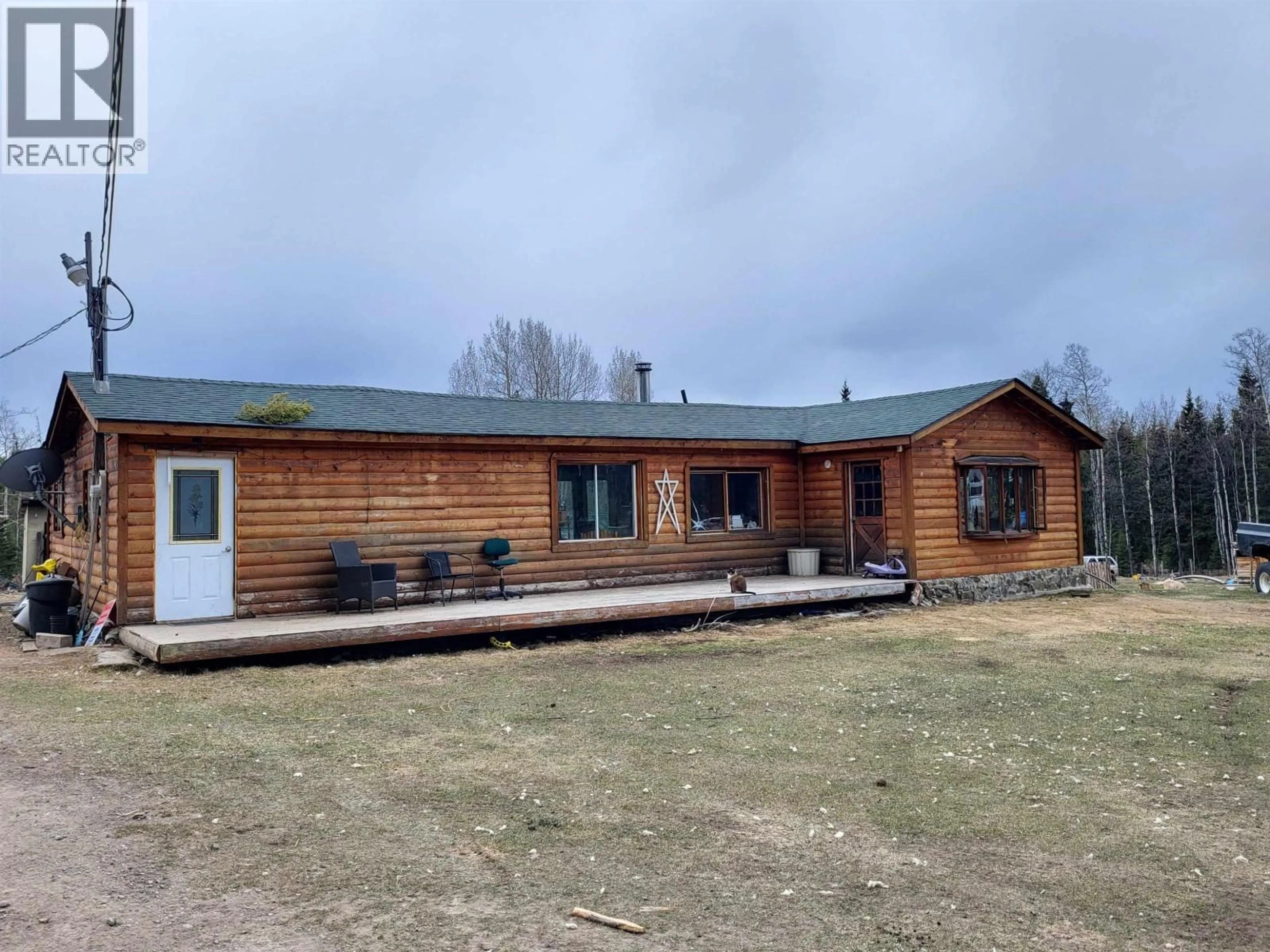 A pic from outside/outdoor area/front of a property/back of a property/a pic from drone, building for 58164 EAKIN SETTLEMENT ROAD, Burns Lake British Columbia V0J1E4