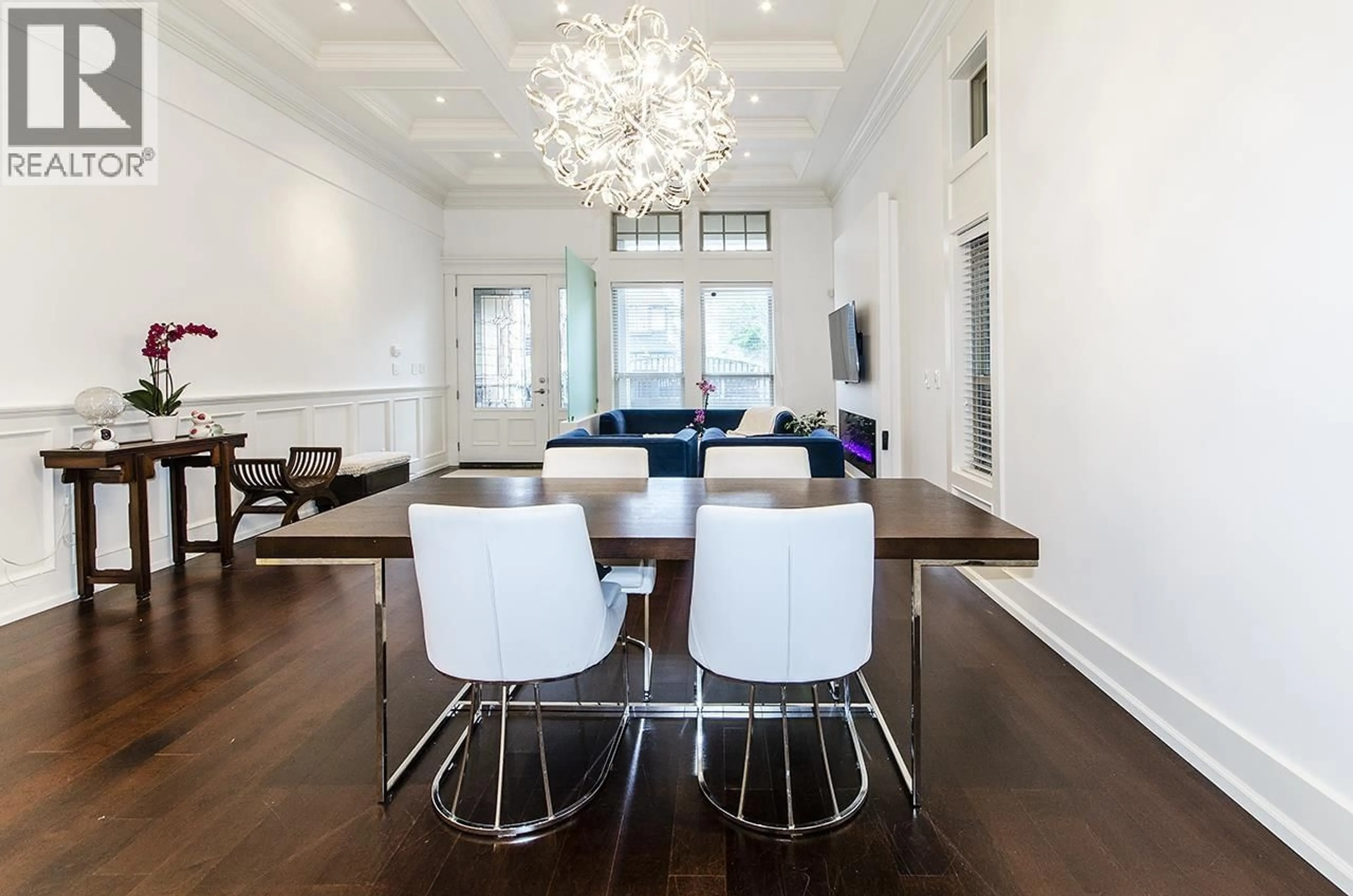 Dining room, wood/laminate floor for 7682 ARMSTRONG STREET, Richmond British Columbia V6Y0C5