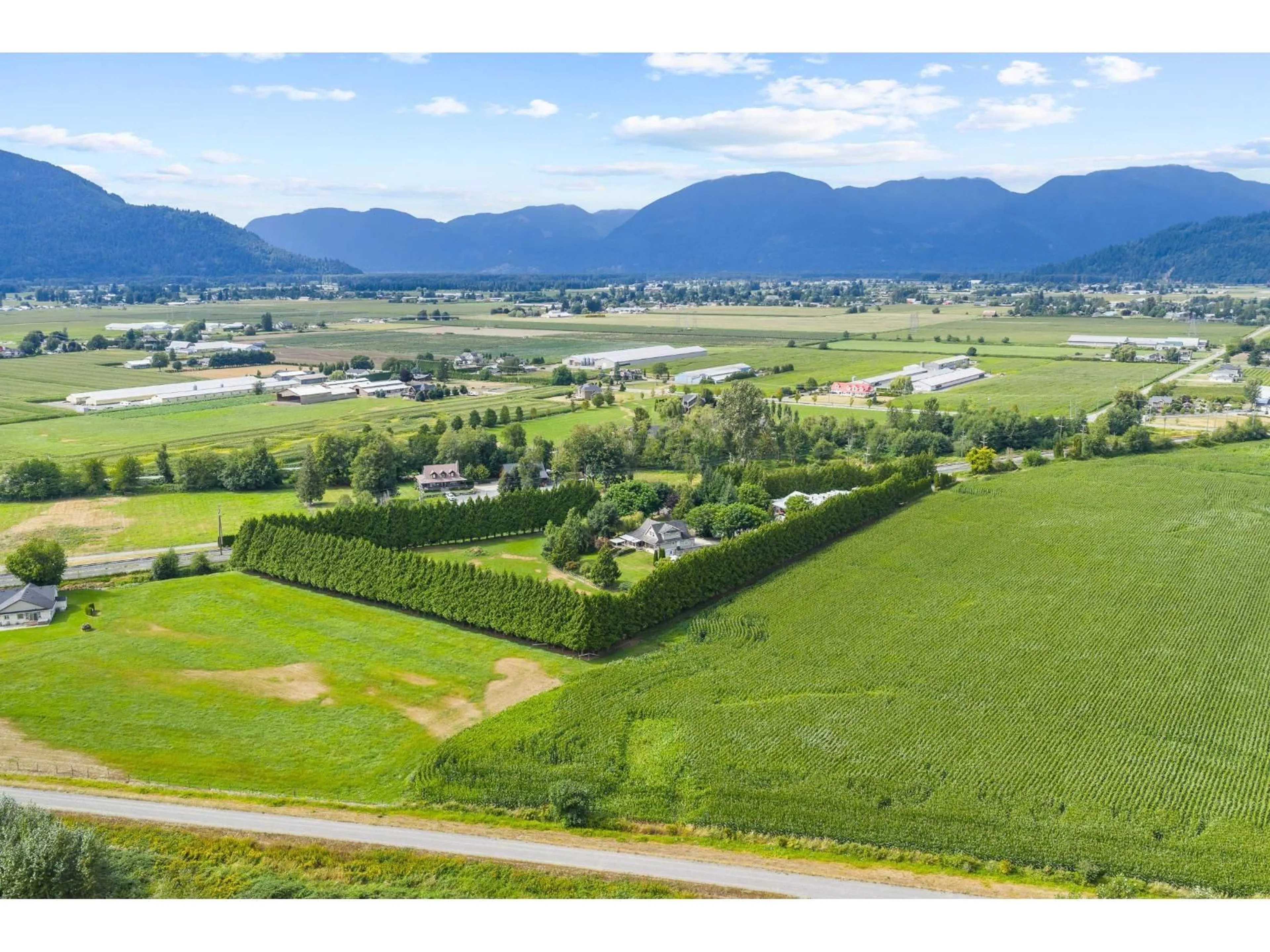 A pic from outside/outdoor area/front of a property/back of a property/a pic from drone, mountain view for 5400 SPURLINE ROAD, Sardis - Greendale British Columbia V2R4B4