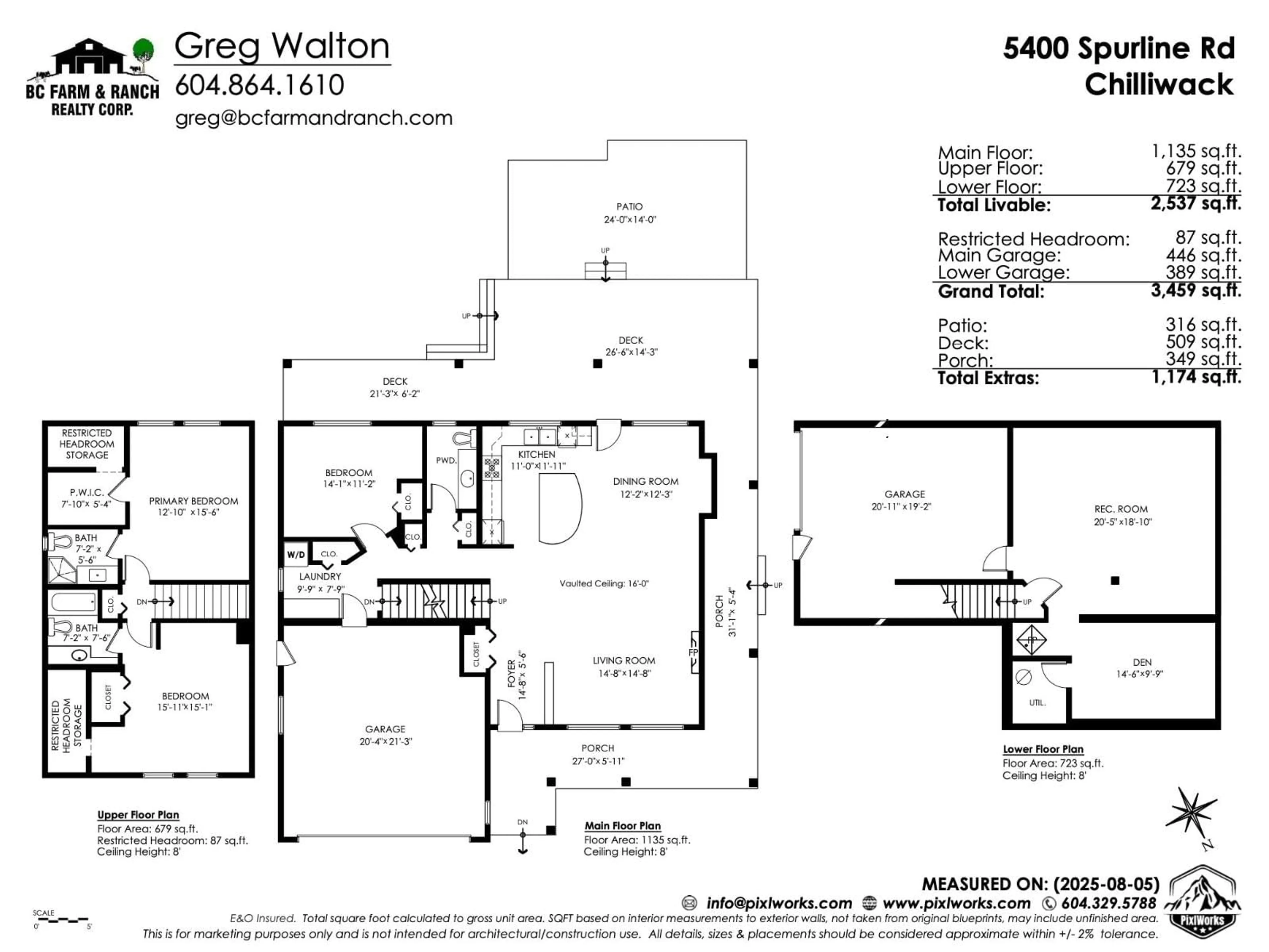 Floor plan for 5400 SPURLINE ROAD, Sardis - Greendale British Columbia V2R4B4