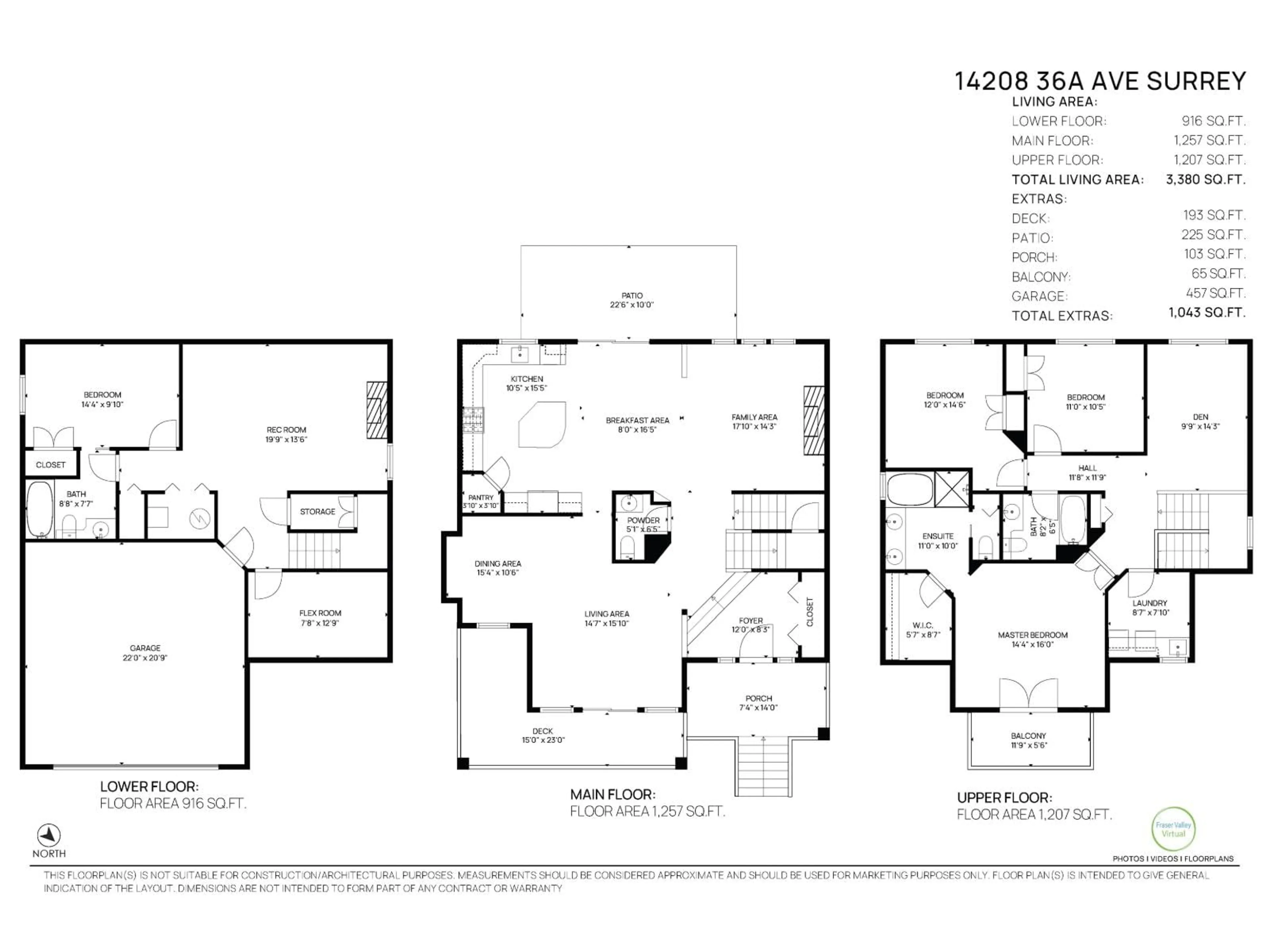 Floor plan for 14208 36A AVENUE, Surrey British Columbia V4P0C2