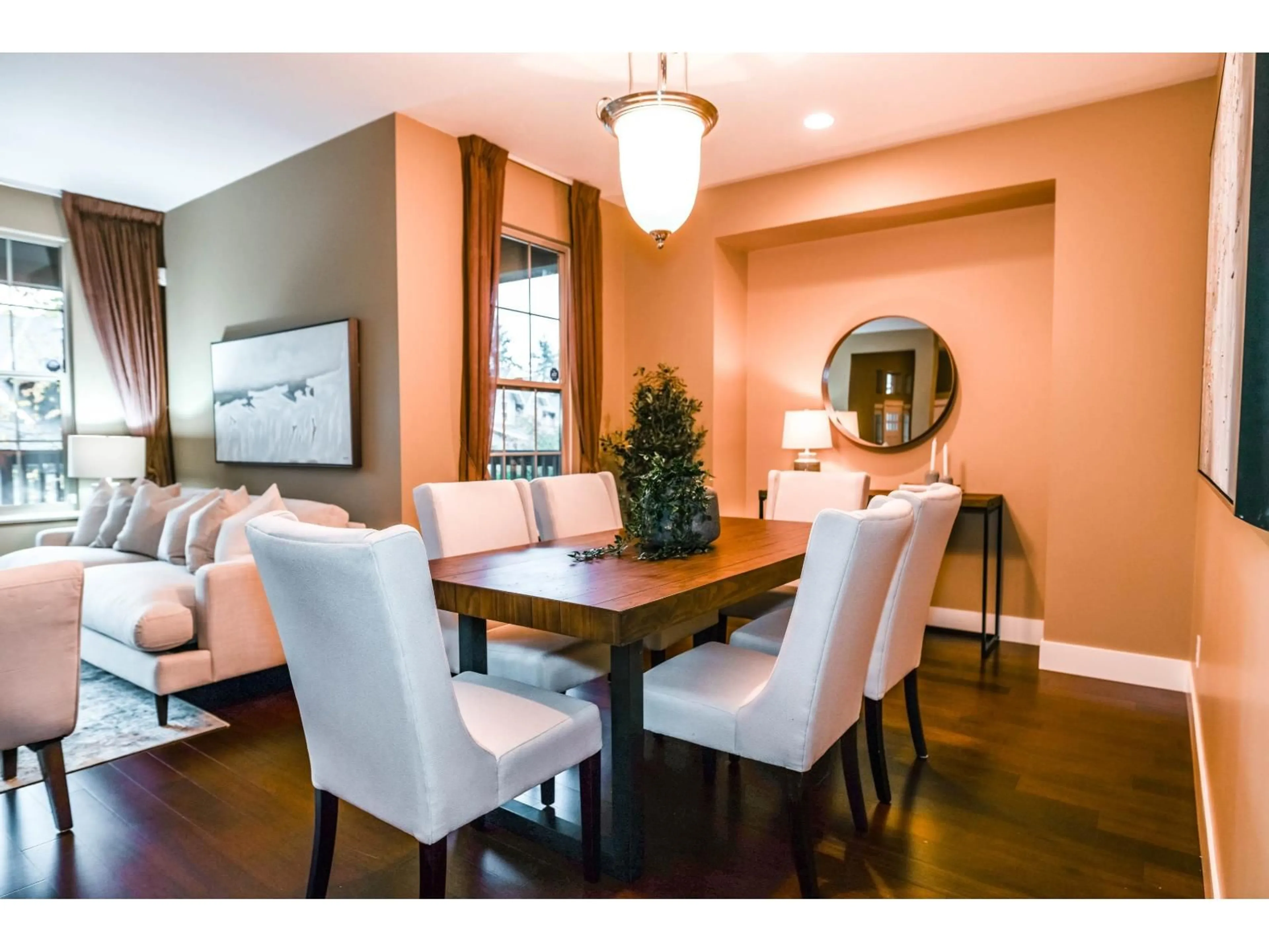 Dining room, wood/laminate floor for 14208 36A AVENUE, Surrey British Columbia V4P0C2