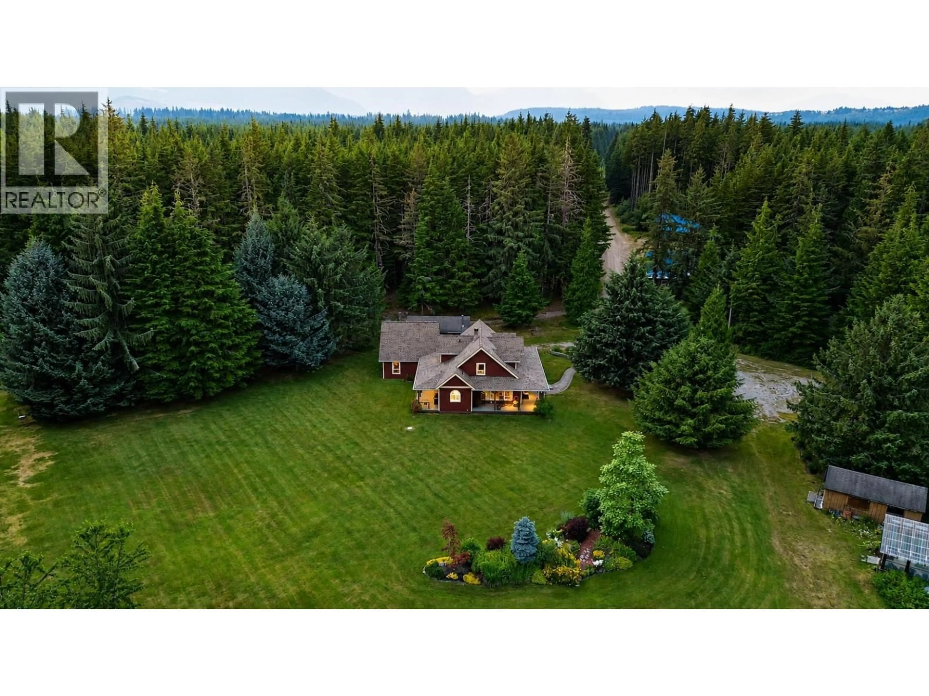 A pic from outside/outdoor area/front of a property/back of a property/a pic from drone, forest/trees view for 499 QUATSINO BOULEVARD, Kitimat British Columbia V8C0A1