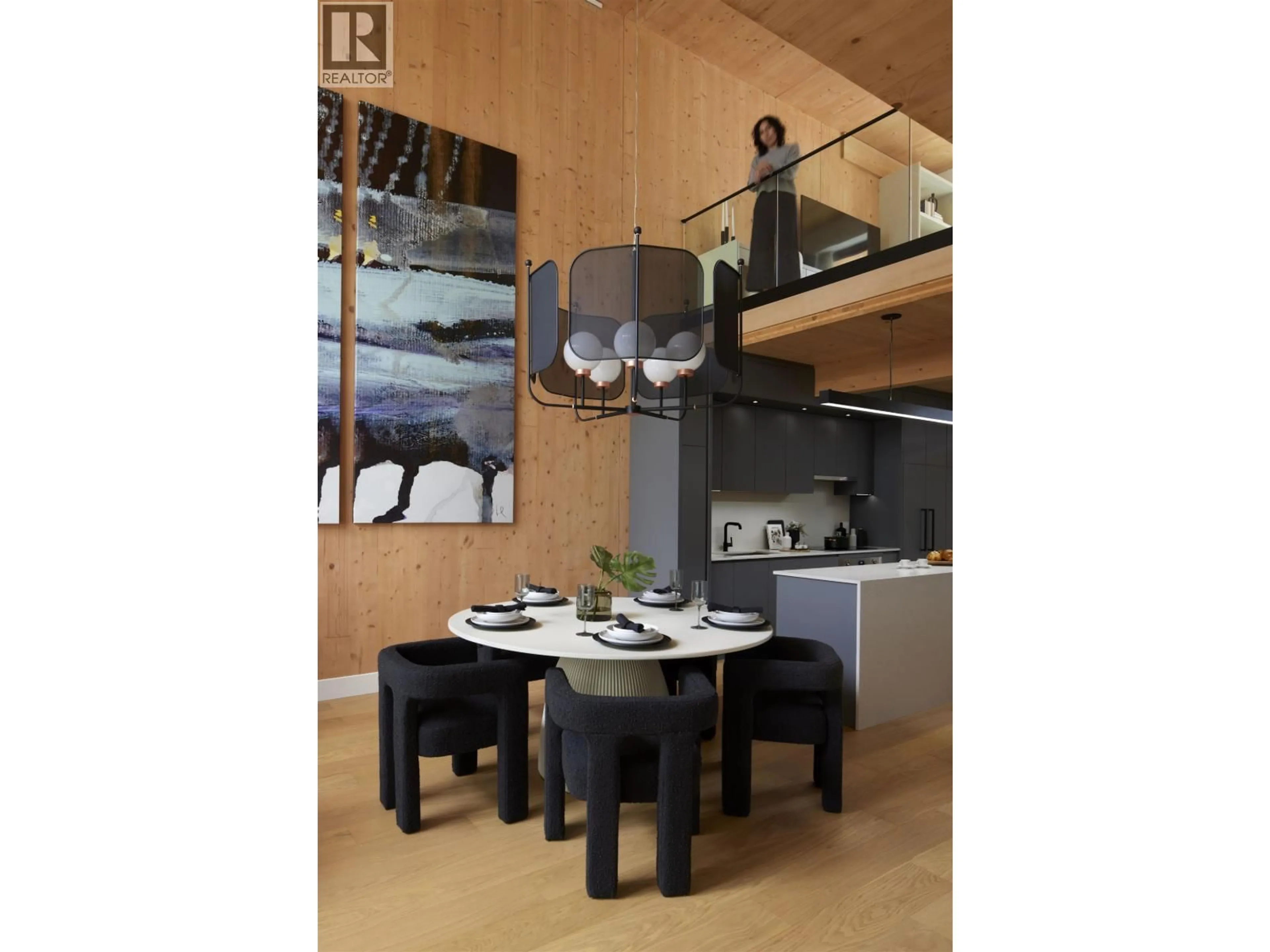 Dining room, wood/laminate floor for 505 - 310 SALTER STREET, New Westminster British Columbia V3M0N7