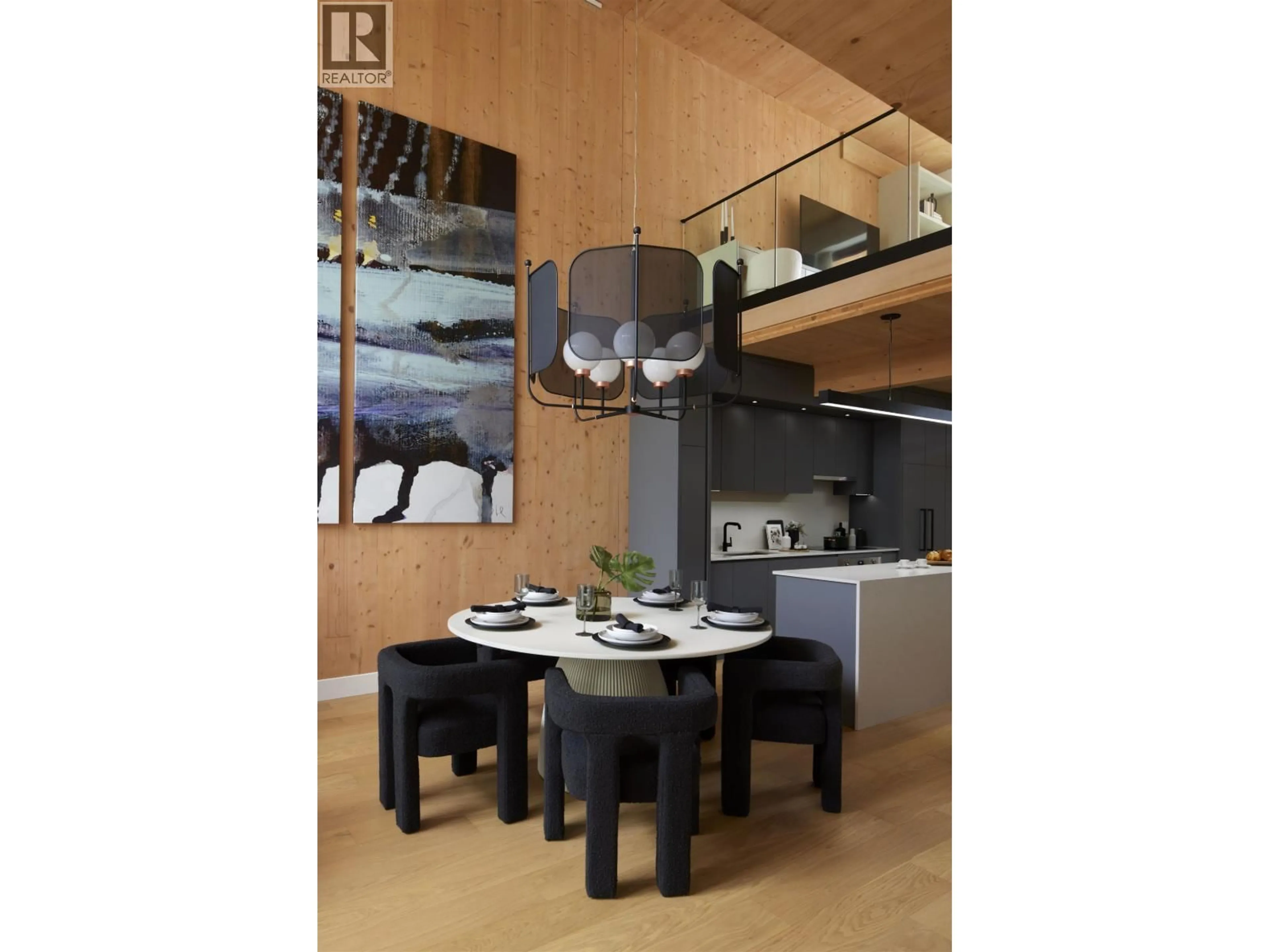 Dining room, wood/laminate floor for 505 - 310 SALTER STREET, New Westminster British Columbia V3M0N7