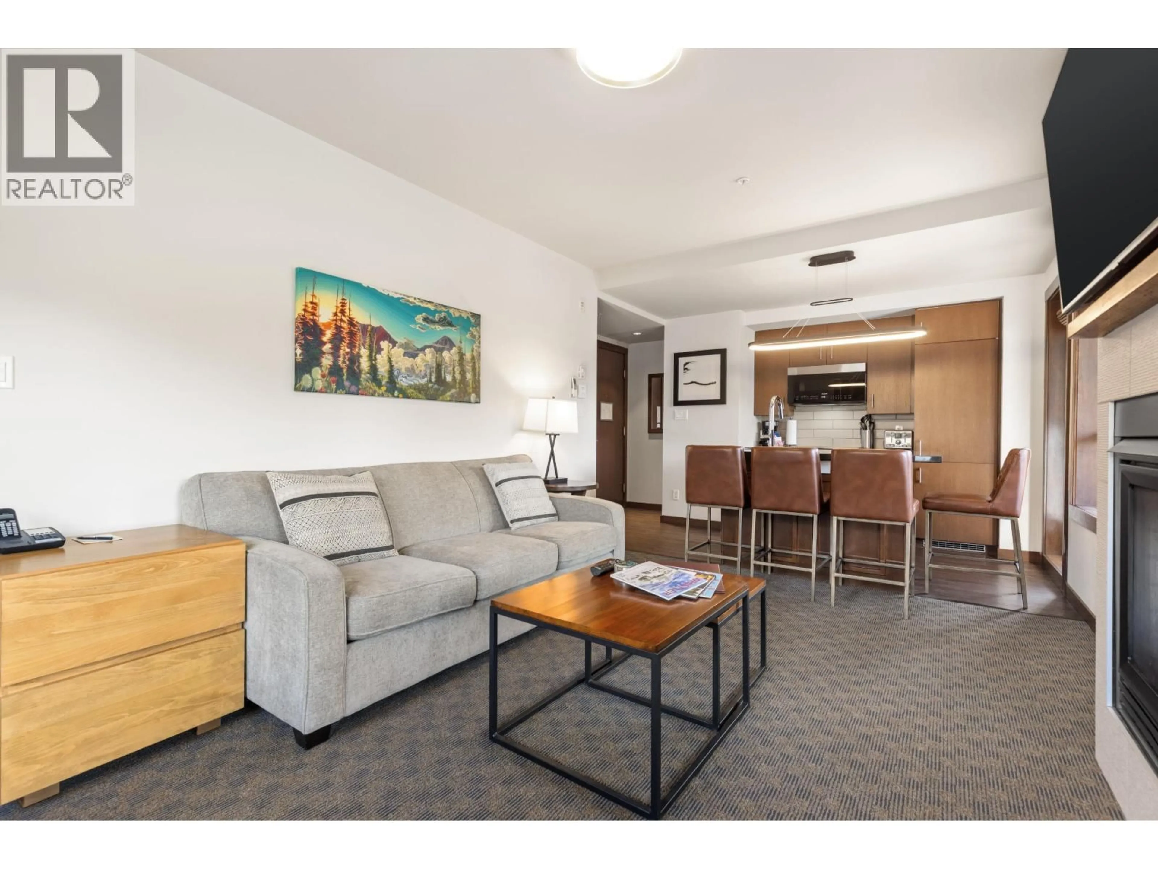 Living room with furniture, unknown for 108A - 2020 LONDON LANE, Whistler British Columbia V8E0B6