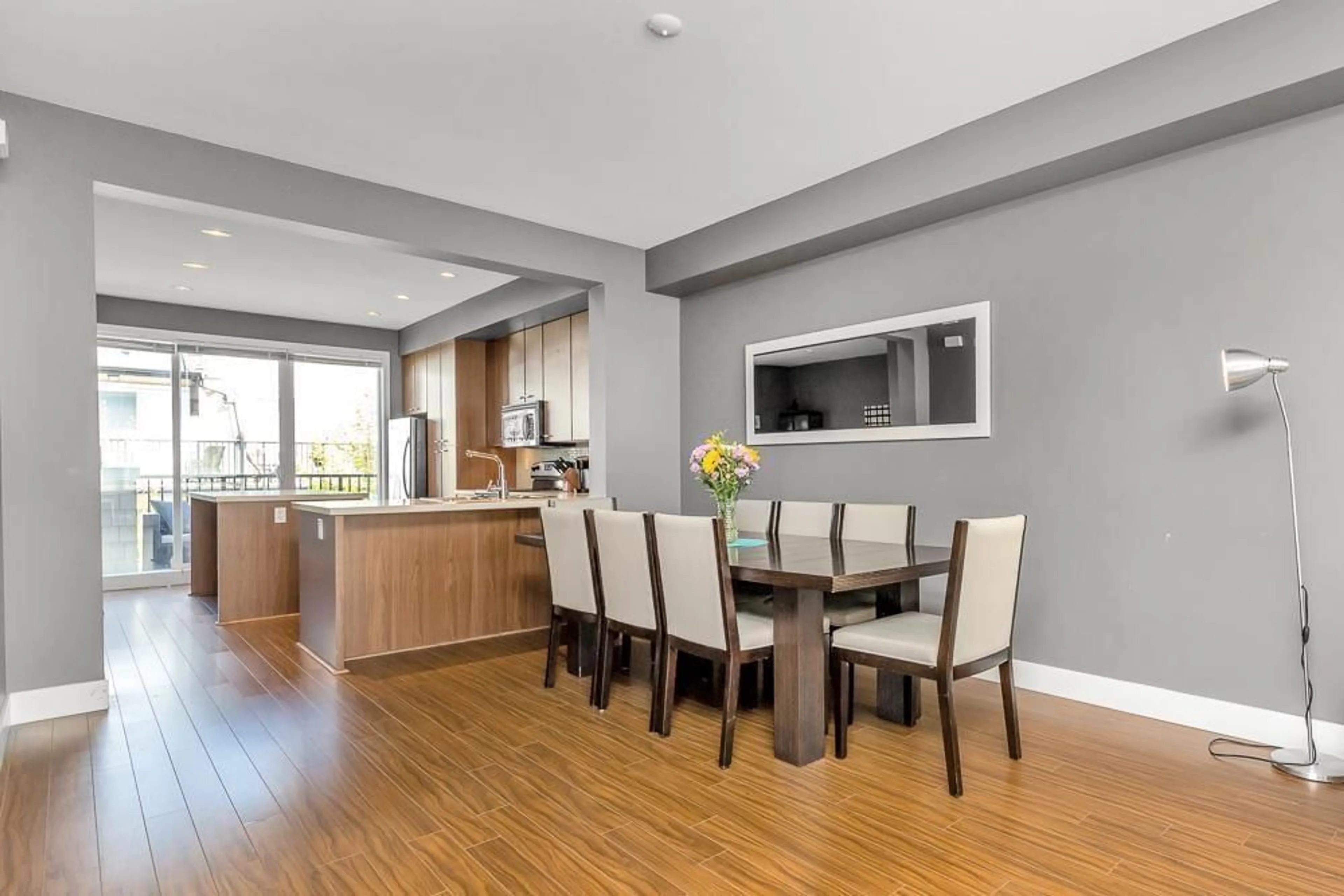 Dining room, wood/laminate floor for 136 - 2450 161A STREET, Surrey British Columbia V3Z8K4
