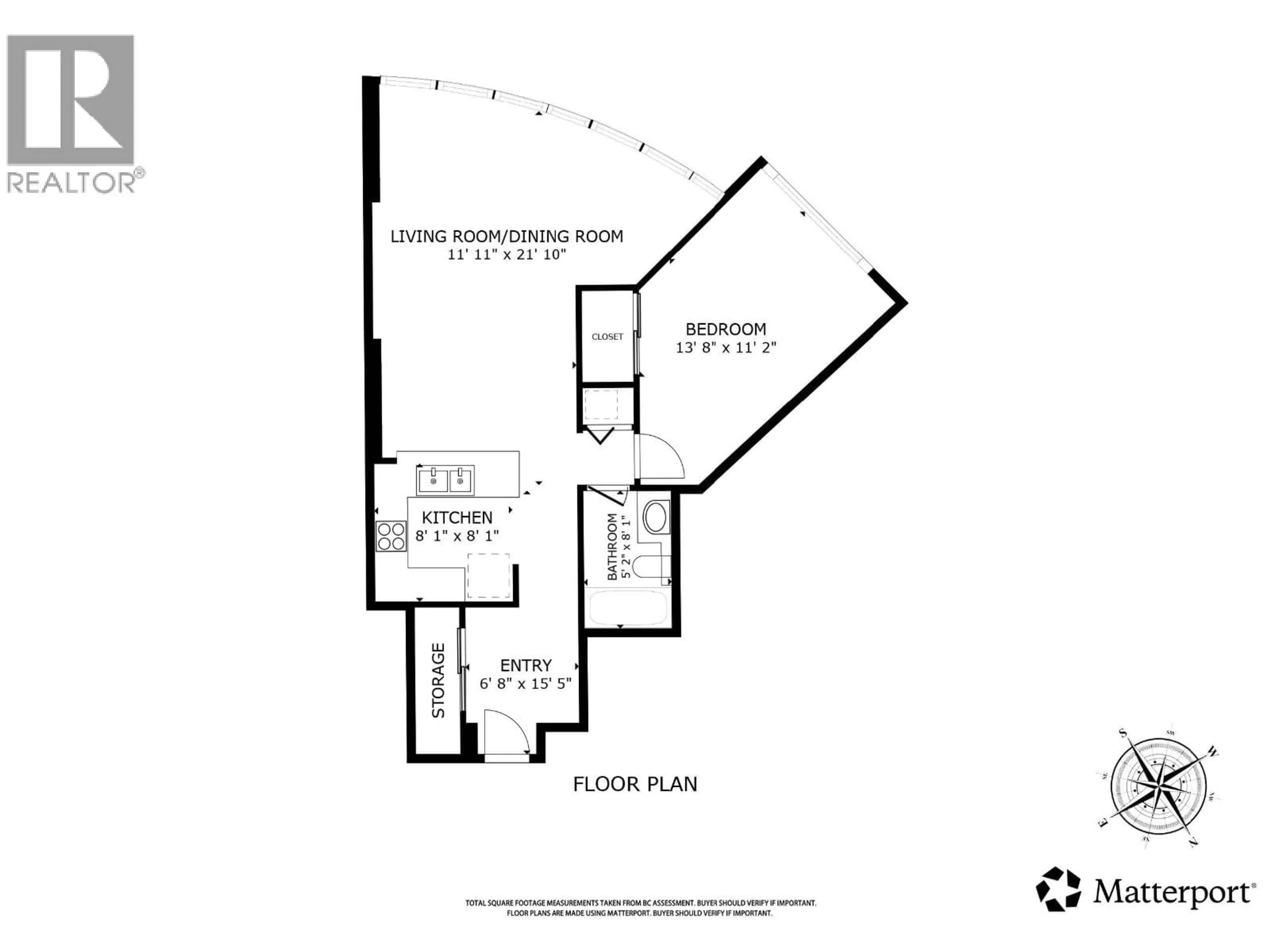 Floor plan for 2103 - 6088 WILLINGDON AVENUE, Burnaby British Columbia V5H4V2