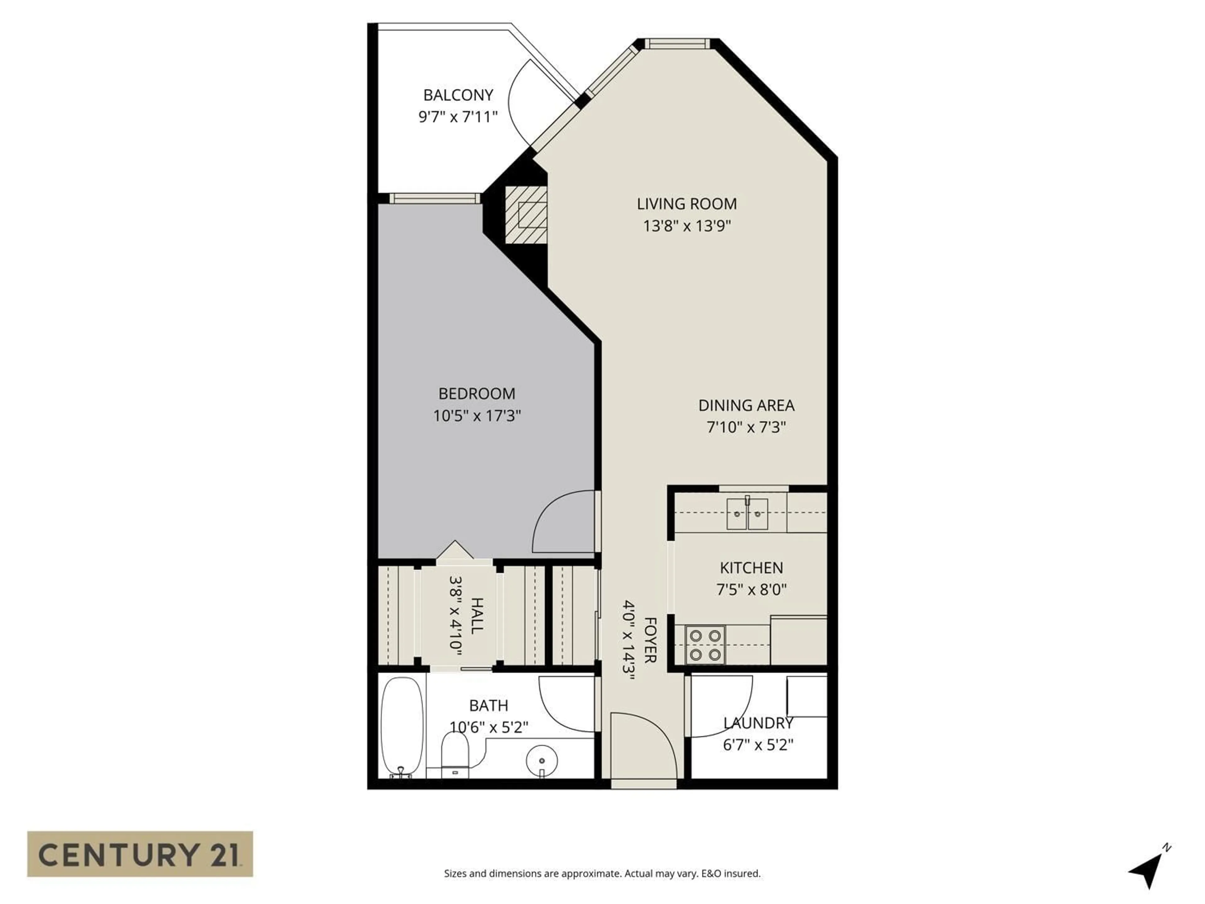 Floor plan for 210 - 5765 GLOVER ROAD, Langley British Columbia V3A8M8