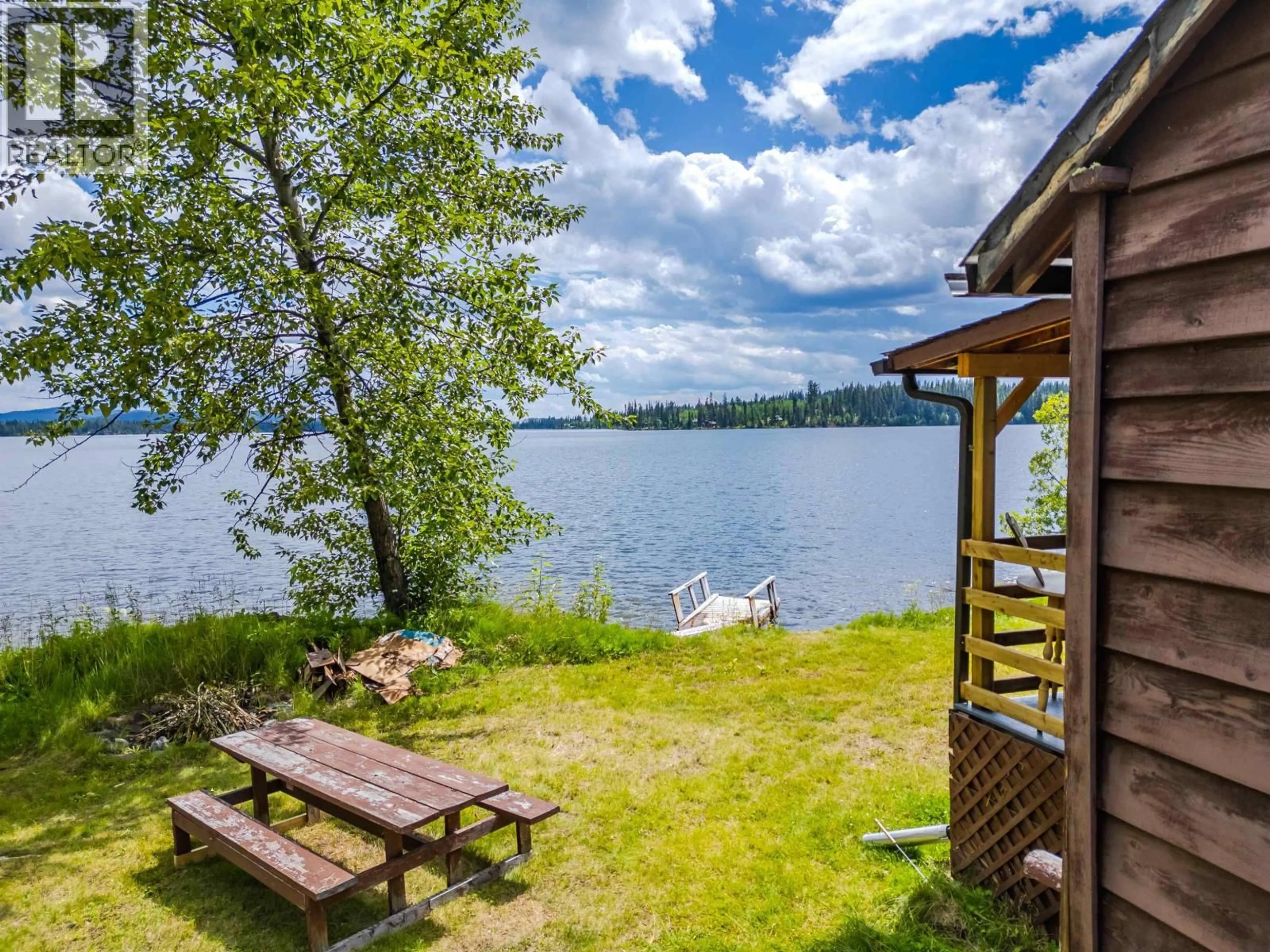 Patio, water/lake/river/ocean view for 4778 BINNIE ROAD, Lac La Hache British Columbia V0K1T0