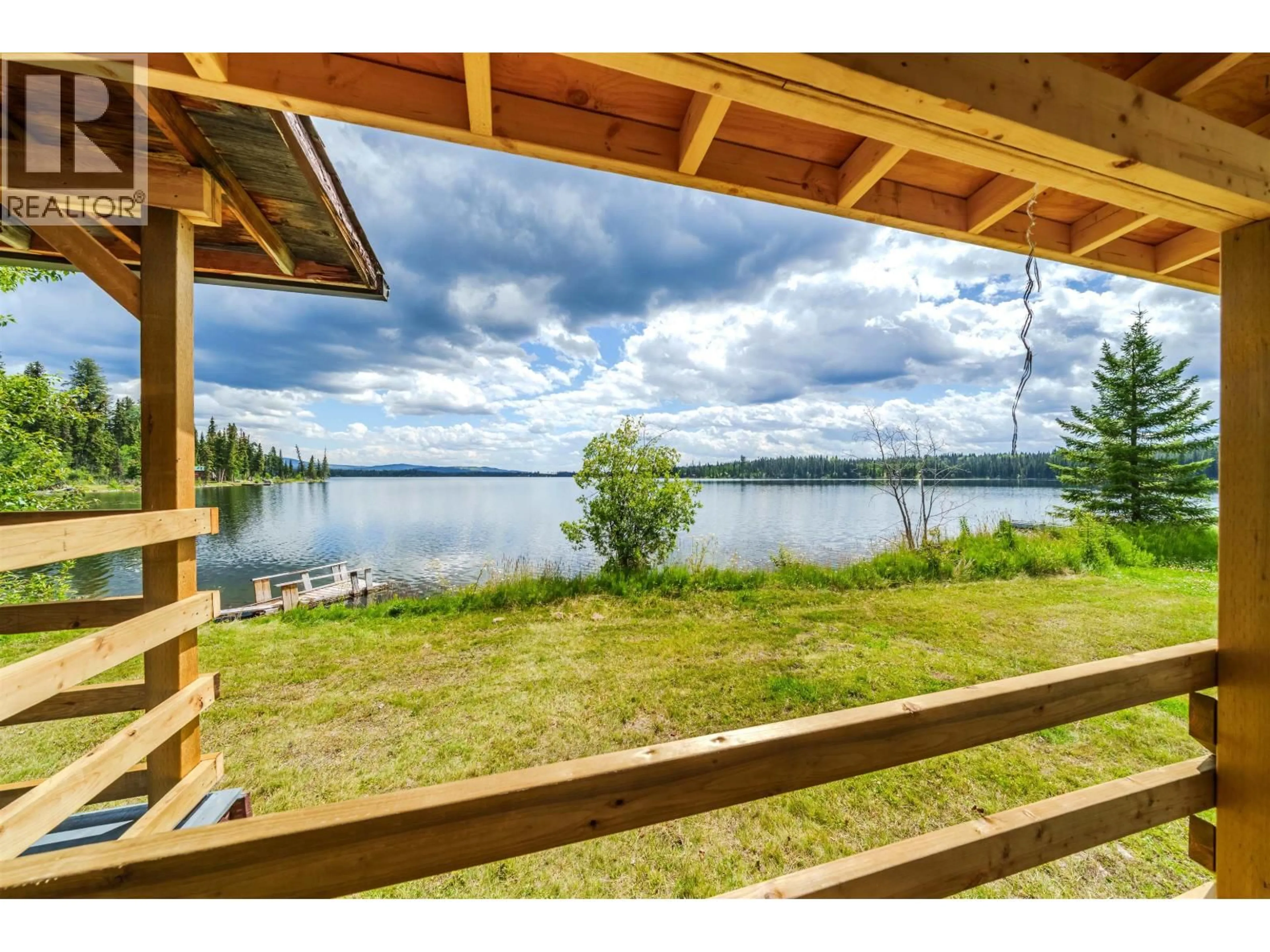 Patio, water/lake/river/ocean view for 4778 BINNIE ROAD, Lac La Hache British Columbia V0K1T0