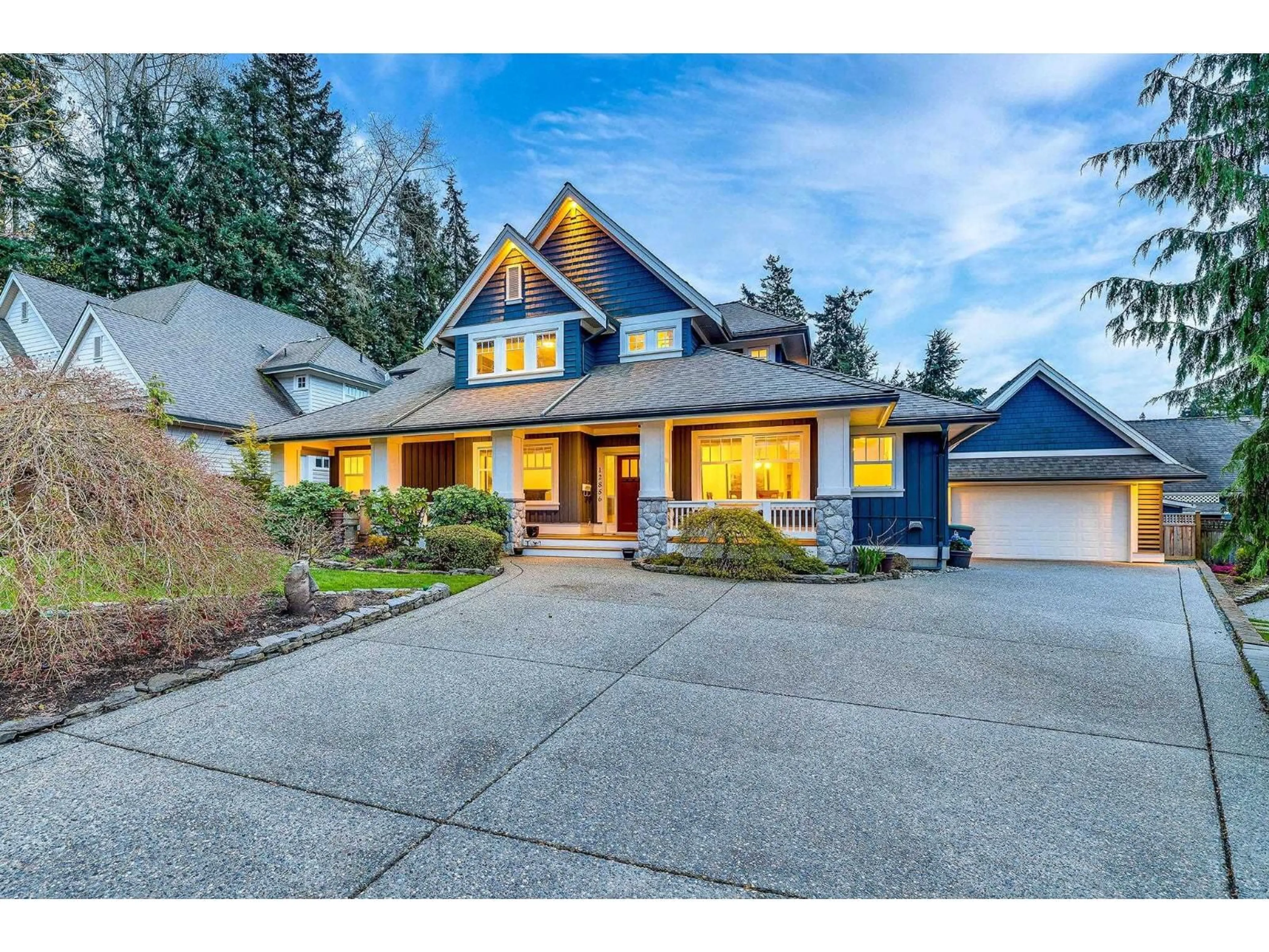 Home with vinyl exterior material, street for 12856 20A AVENUE, Surrey British Columbia V4A0A3