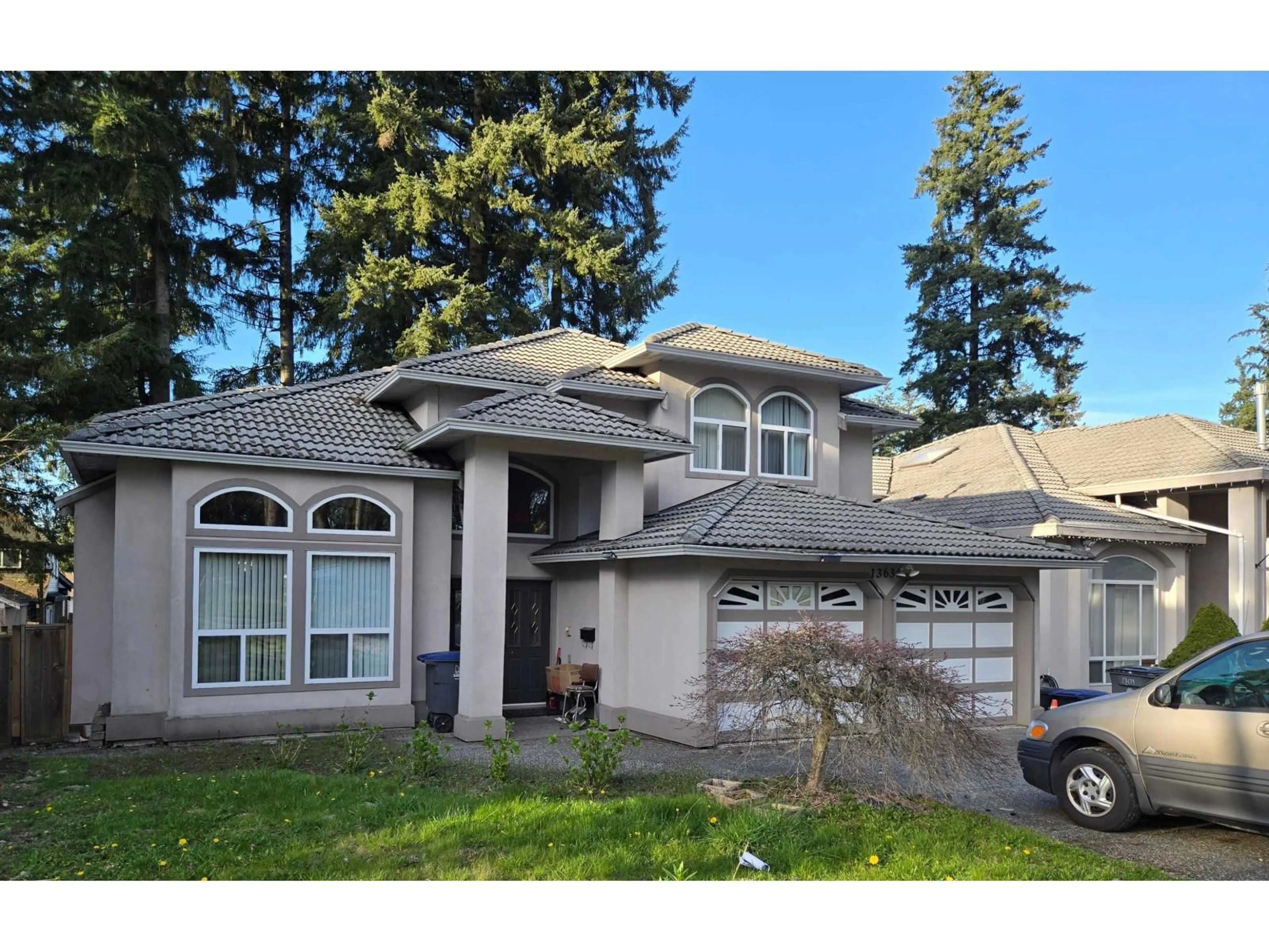 Home with vinyl exterior material, street for 13633 60 AVENUE, Surrey British Columbia V3X2M7