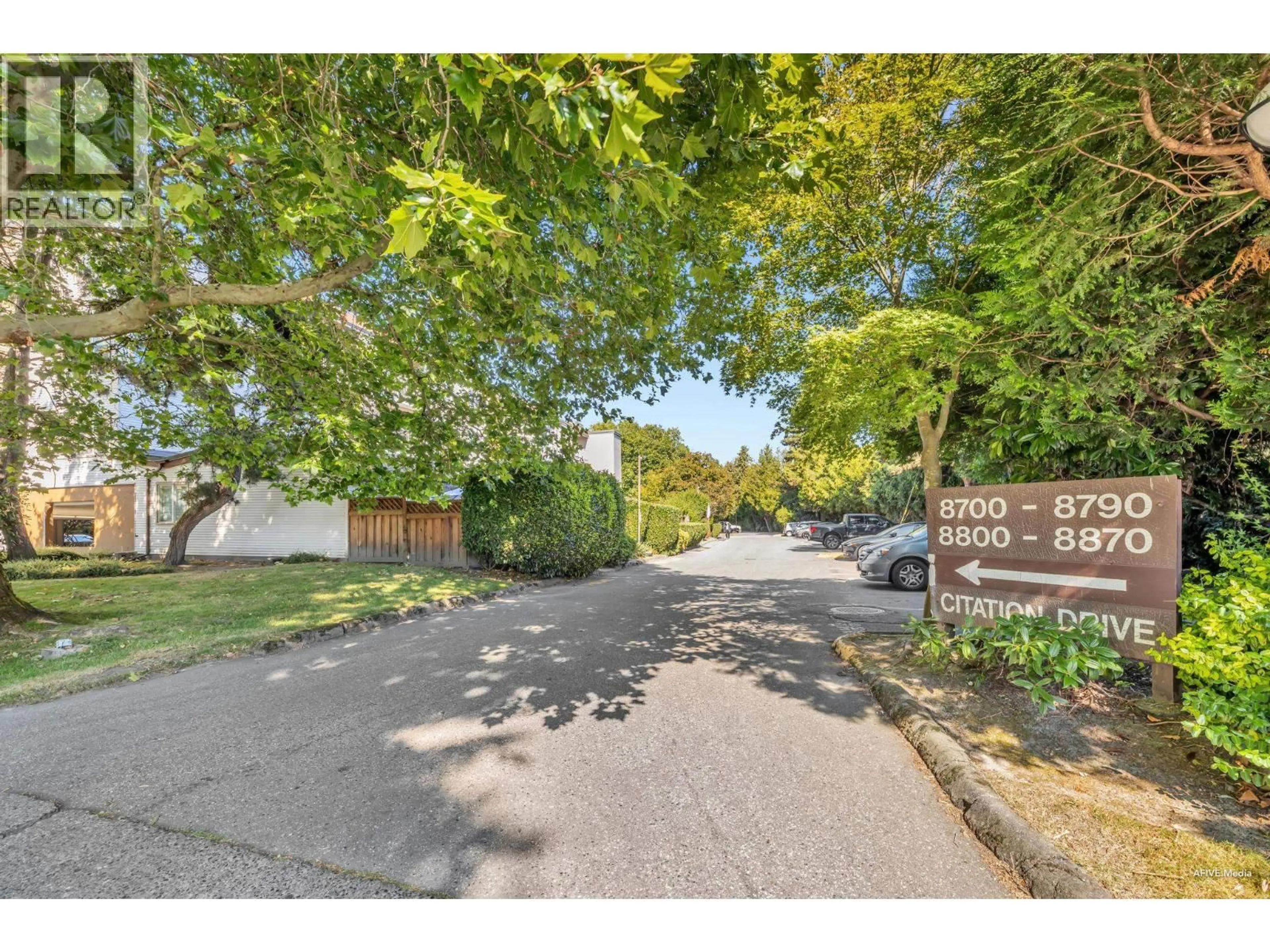 A pic from outside/outdoor area/front of a property/back of a property/a pic from drone, street for 205 - 8740 CITATION DRIVE, Richmond British Columbia V6Y3A3