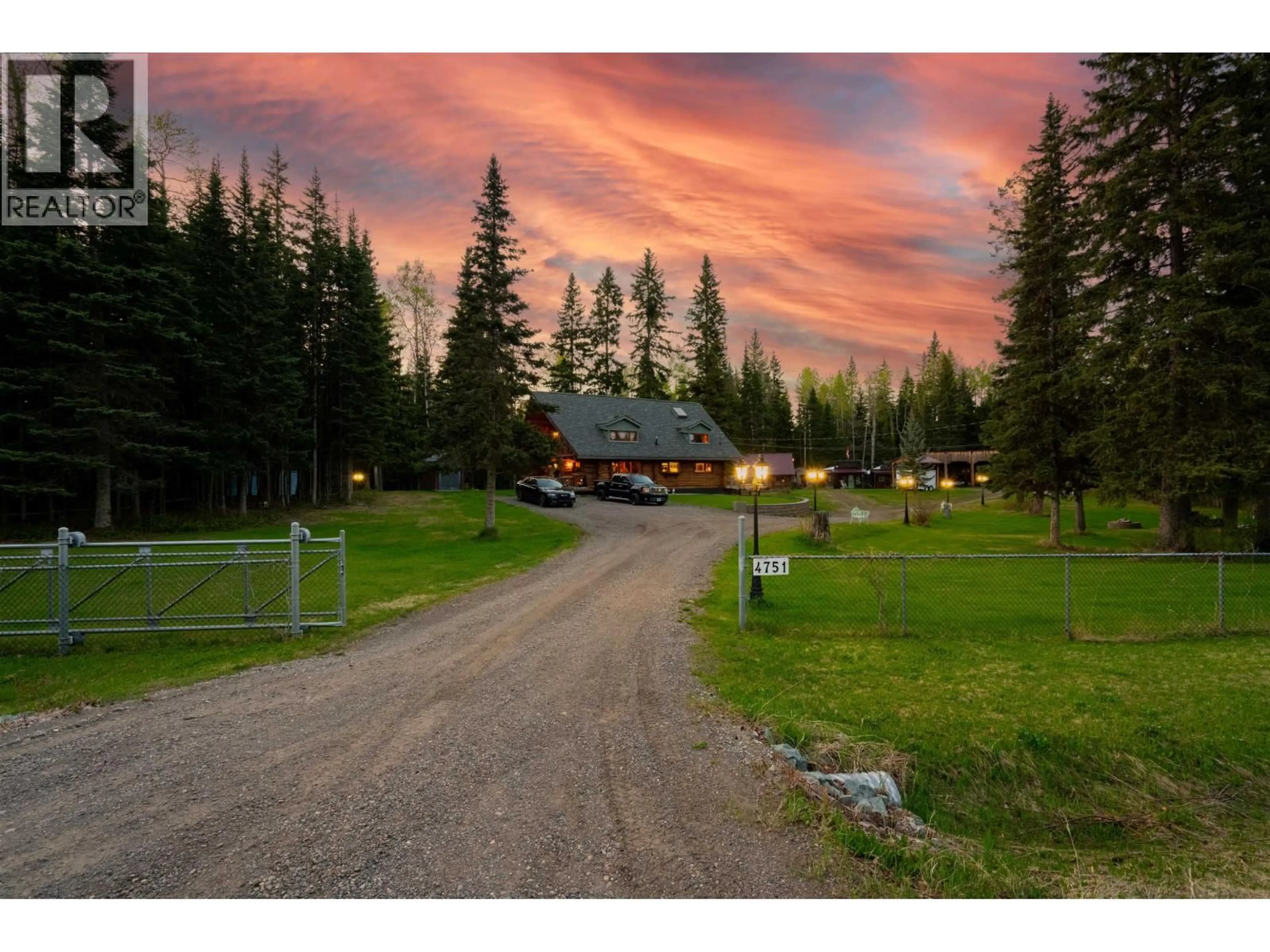 A pic from outside/outdoor area/front of a property/back of a property/a pic from drone, mountain view for 4751 PONDEROSA ROAD, Prince George British Columbia V2N6J6