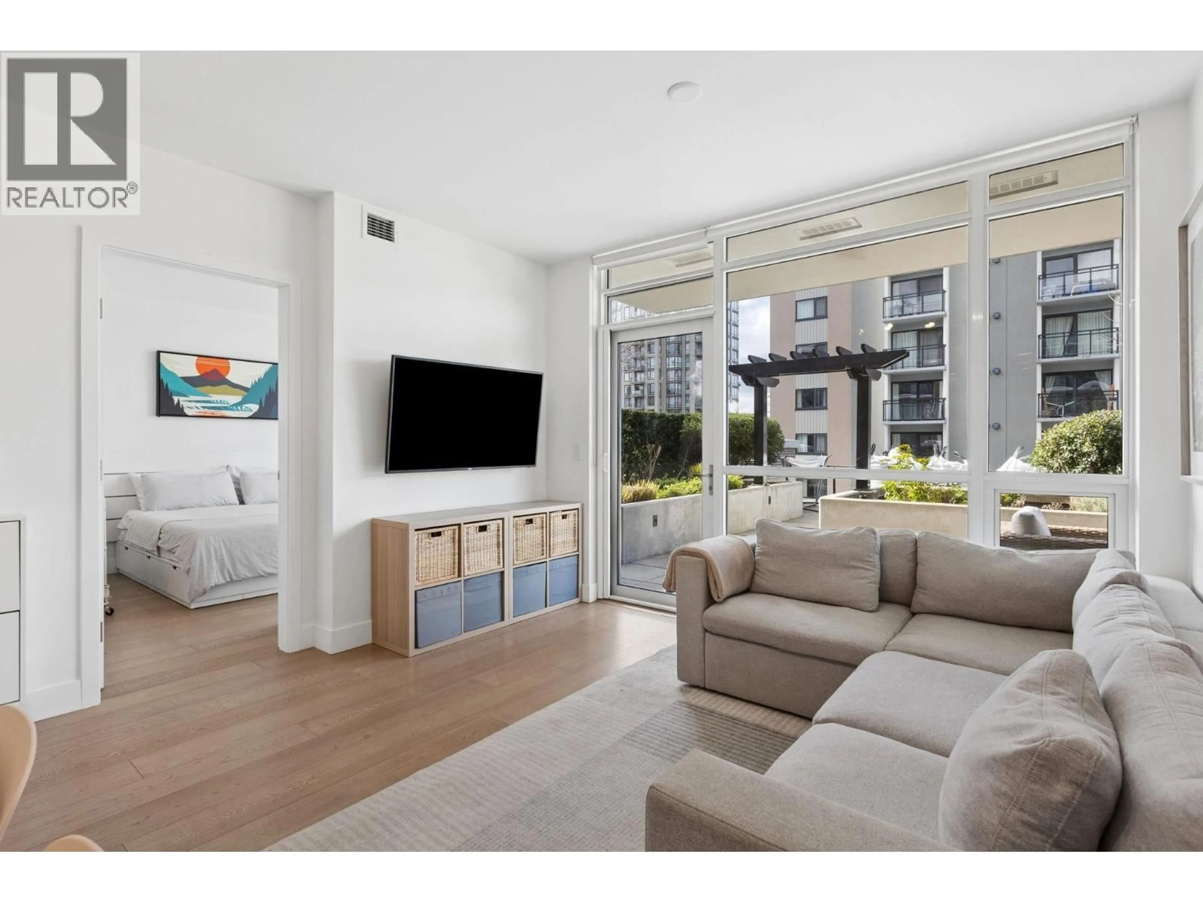 Living room with furniture, unknown for 208 - 177 3RD STREET, North Vancouver British Columbia V7M0G5