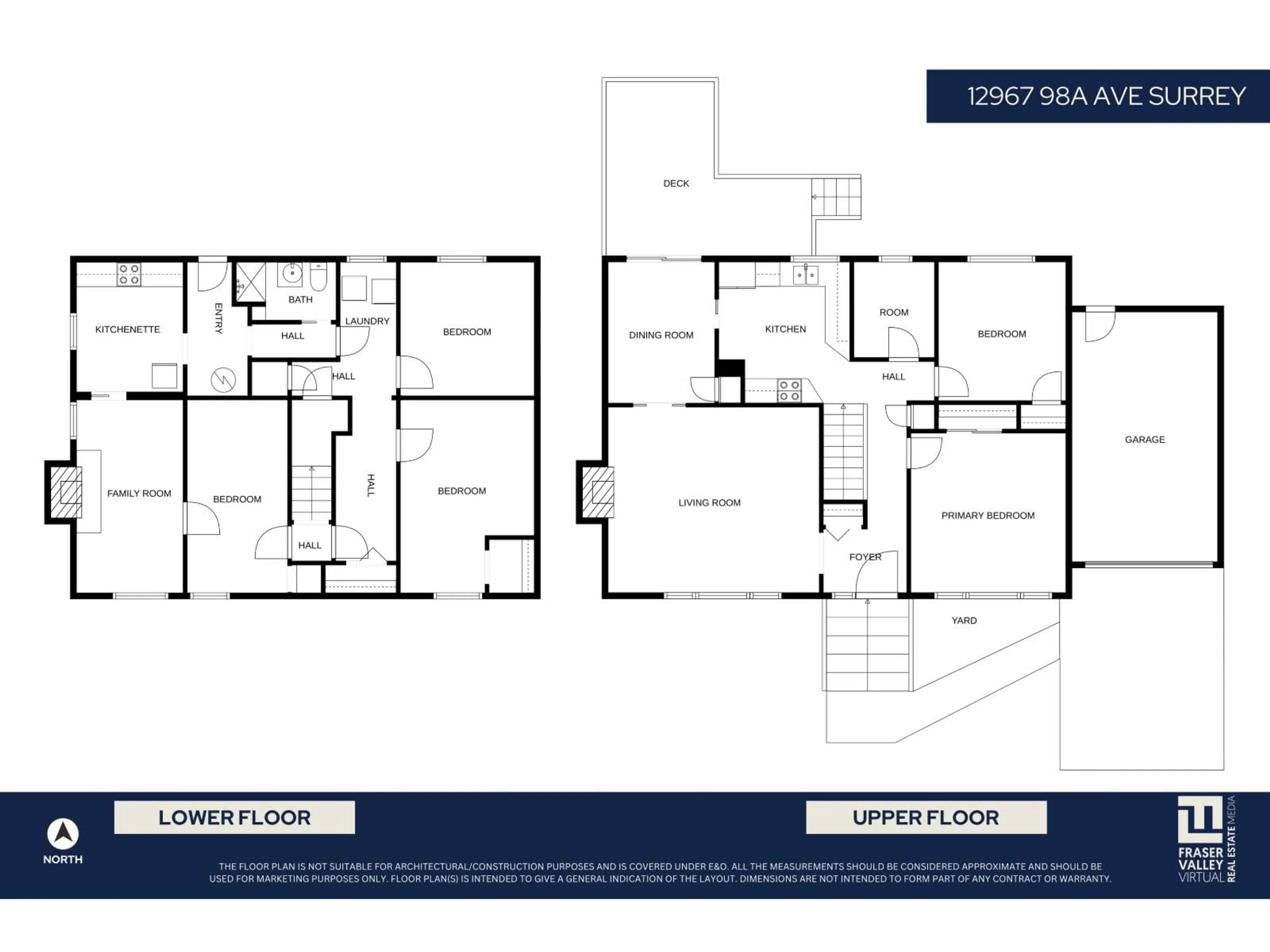 Floor plan for 12967 98A AVENUE, Surrey British Columbia V3T1C3
