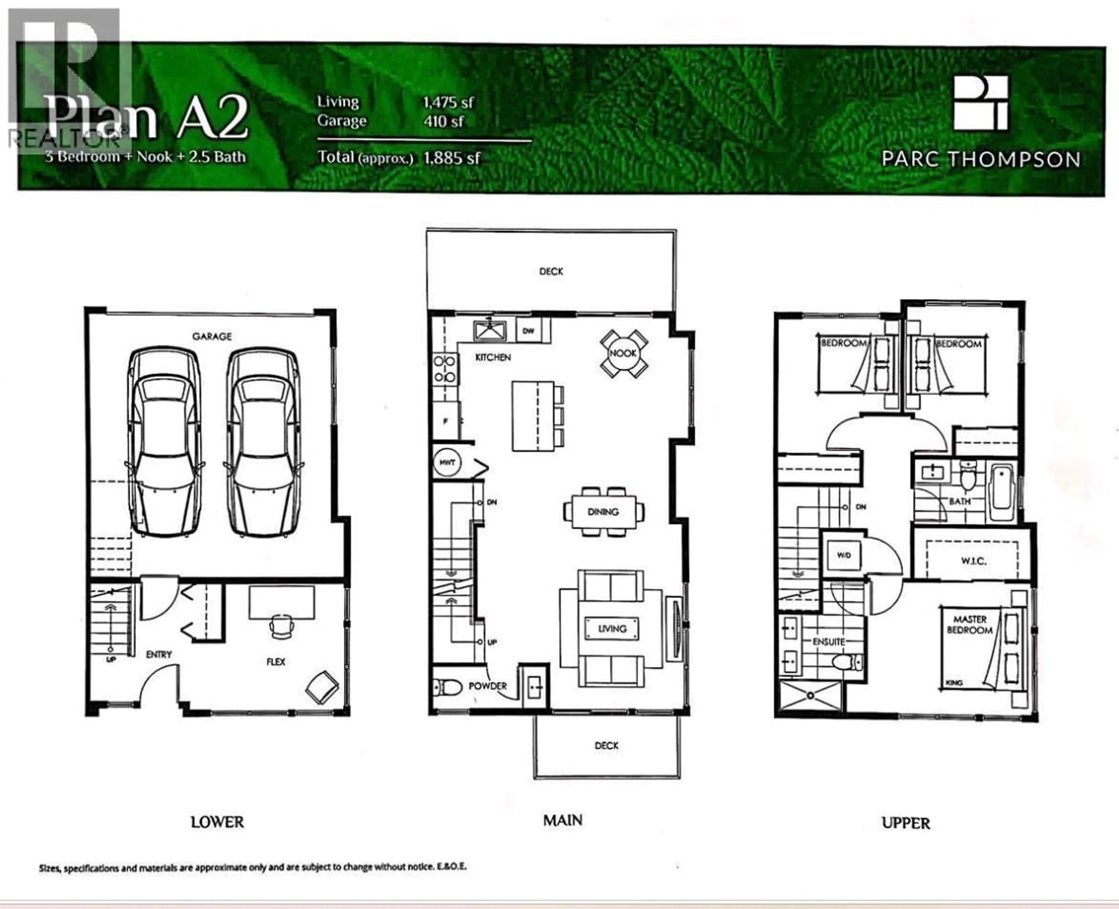 Floor plan for 66 - 4300 THOMPSON ROAD, Richmond British Columbia V6V0C3
