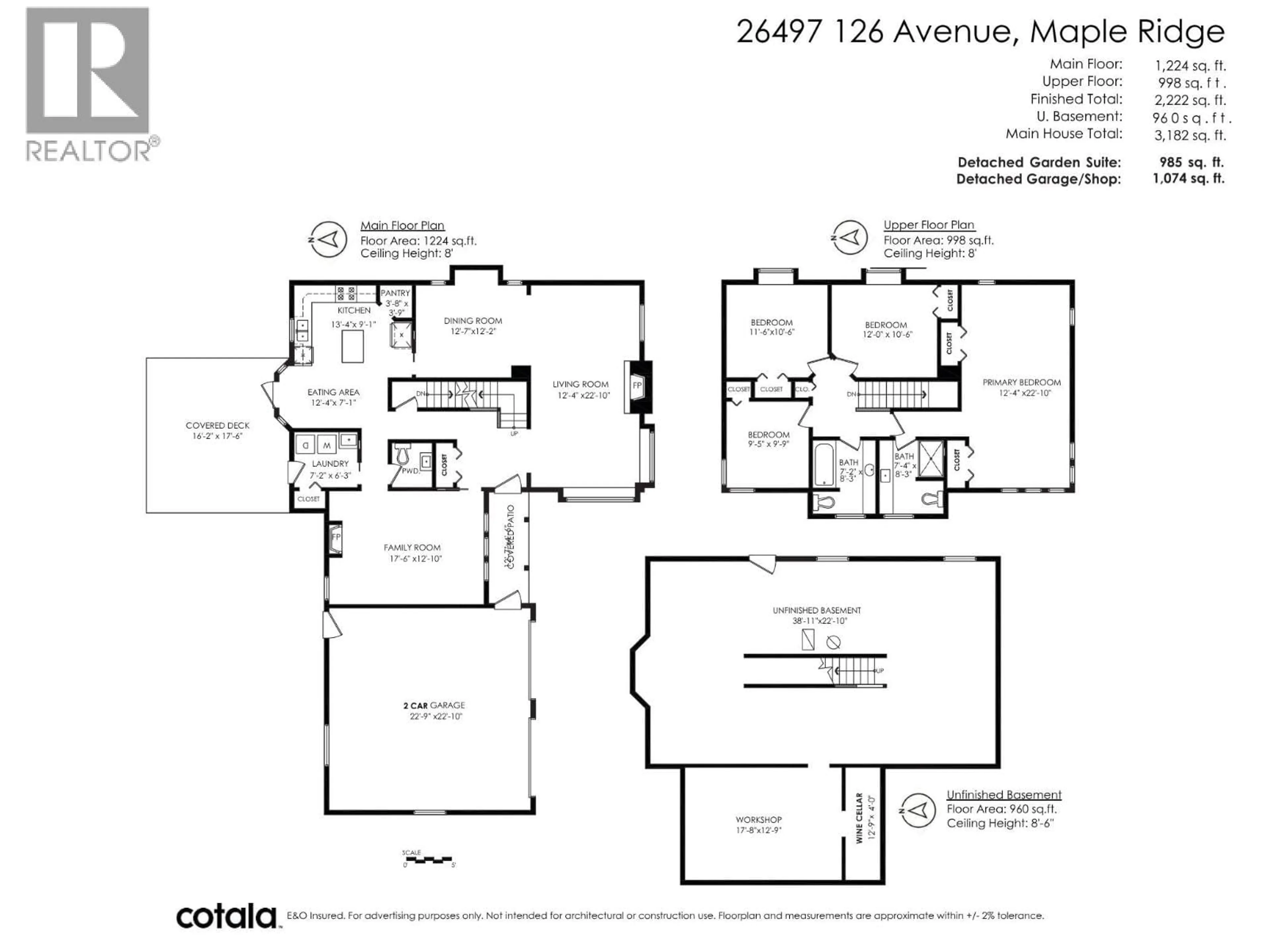 Floor plan for 26497 126 AVENUE, Maple Ridge British Columbia V2W1C9
