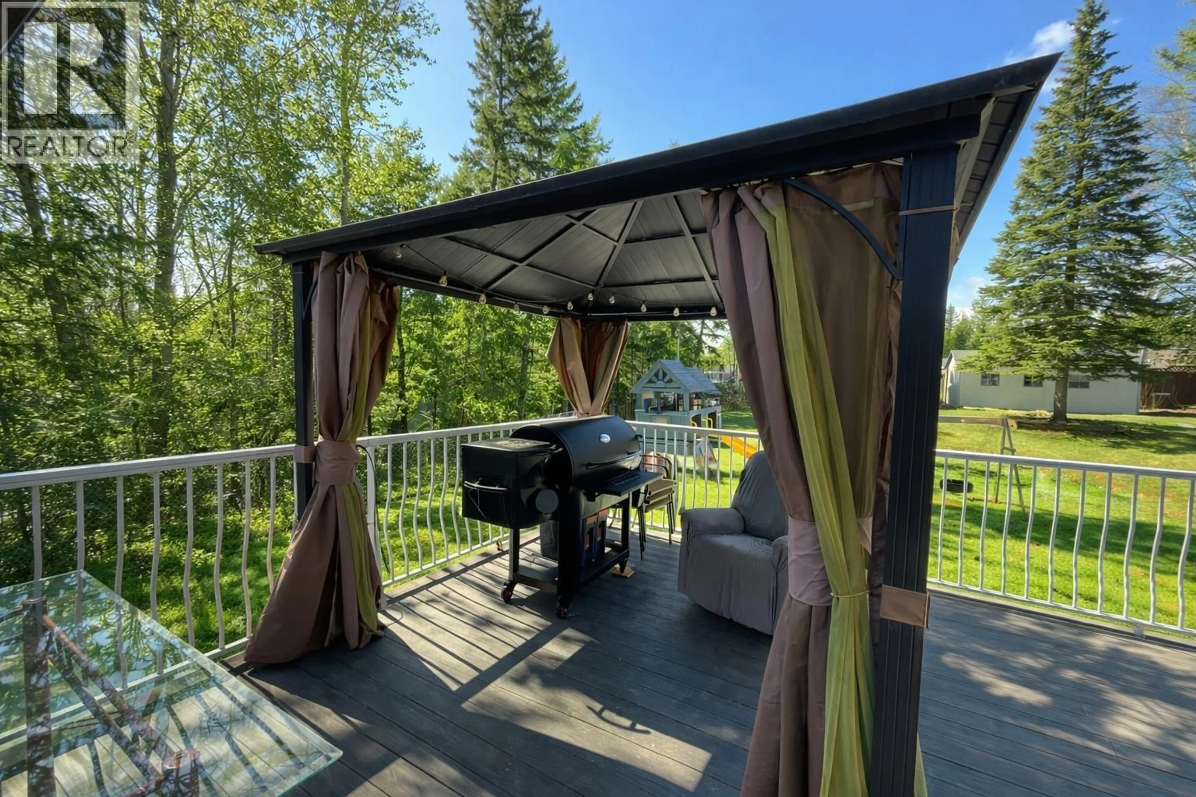 Patio, forest/trees view for 227 FIEGE ROAD, Quesnel British Columbia V2J5T6