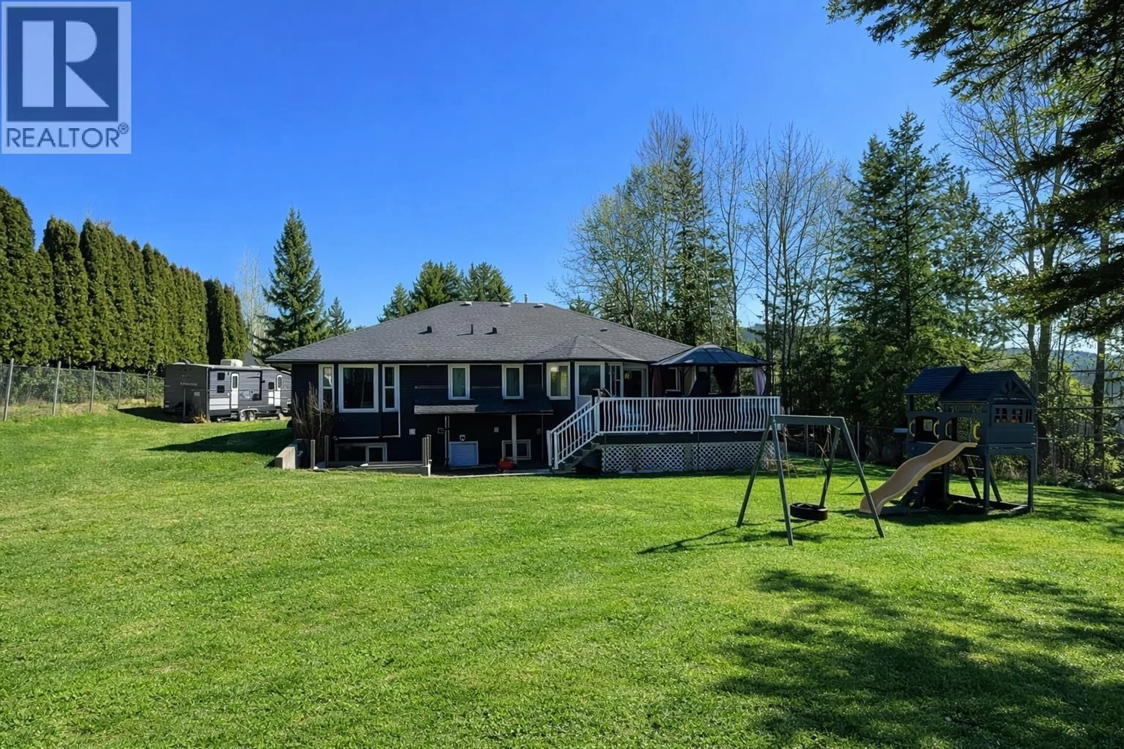 A pic from outside/outdoor area/front of a property/back of a property/a pic from drone, water/lake/river/ocean view for 227 FIEGE ROAD, Quesnel British Columbia V2J5T6