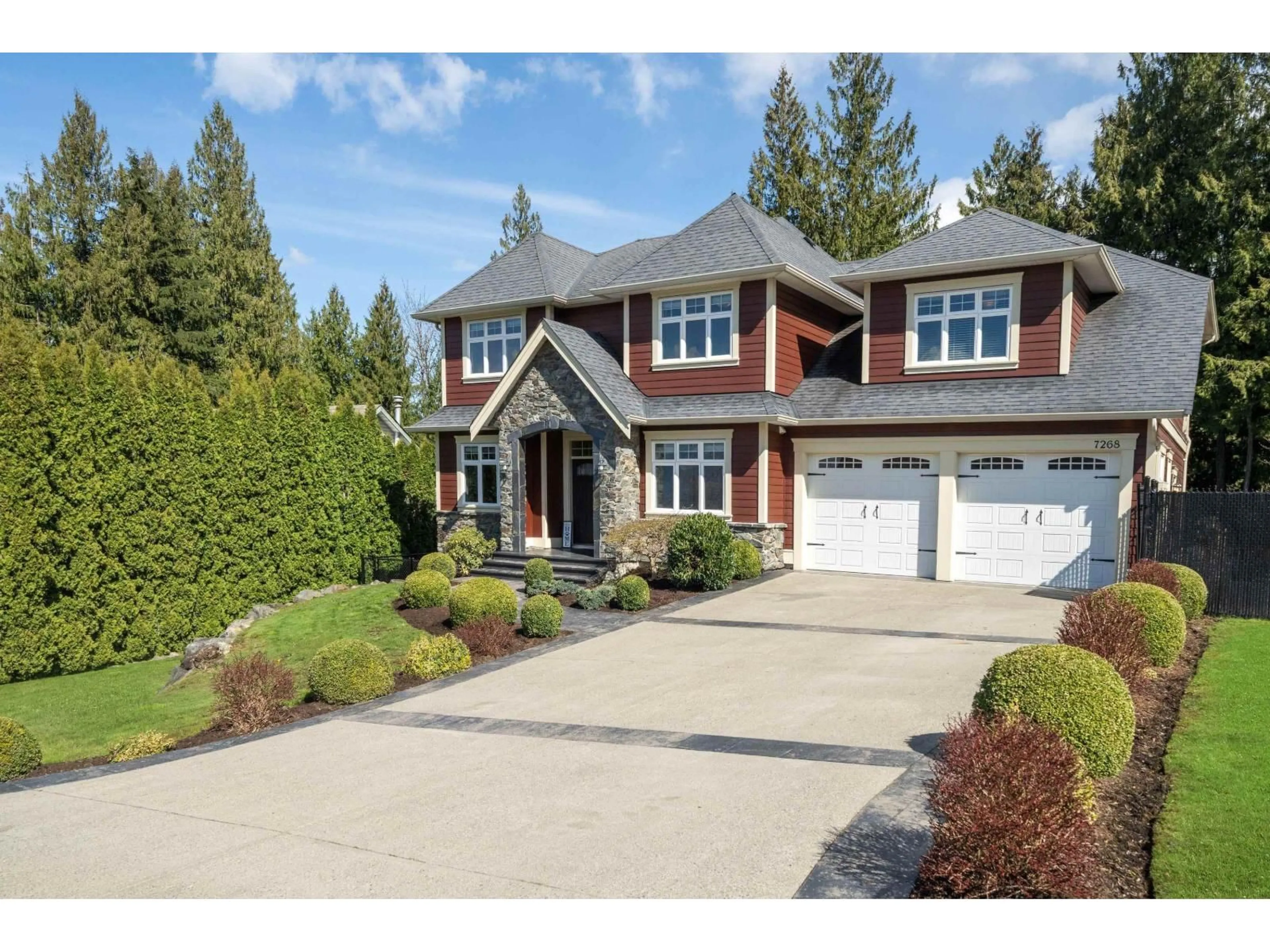 Home with brick exterior material, street for 7268 MARBLE HILL ROAD, Chilliwack British Columbia V4Z0A3